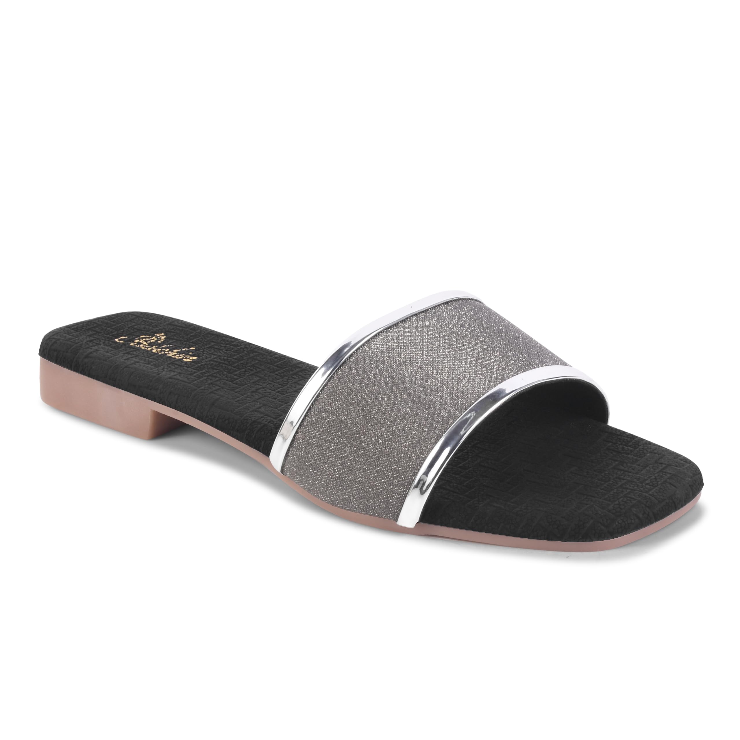 Women's Square Toe Flats | Soft Stylish Platform Slippers Summer Sandals | Everyday Use Classic Lightweight & Comfortable Footwear-image-24