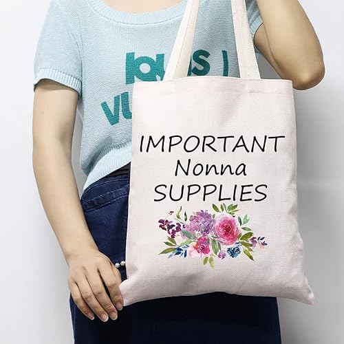 Miniatura 2 de JXGZSO Importante Nonna Supplies Tote Bag Nonna Regalo de cumpleaños Nonna Regalo Nonna Regalo del Día de la Madre