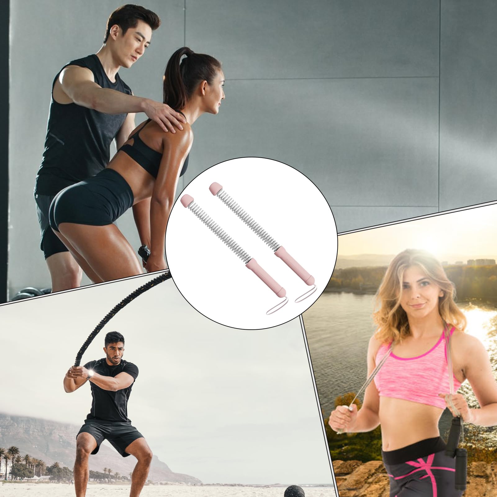 Corde Pesanti per Allenamento Fitness Allenamento Portatile per Esercizio | Attrezzatura Per Allenamento Di E Costruzione Muscolare Per Principianti Fitness Palestra E Casa
