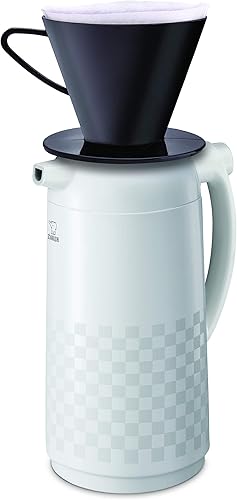 Miniatura 7 de Zojirushi Jarra térmica premium, 1.0 litros, acero inoxidable cepillado Acero inoxidable cepillado,Ichimatsu Blanco,Ichimatsu