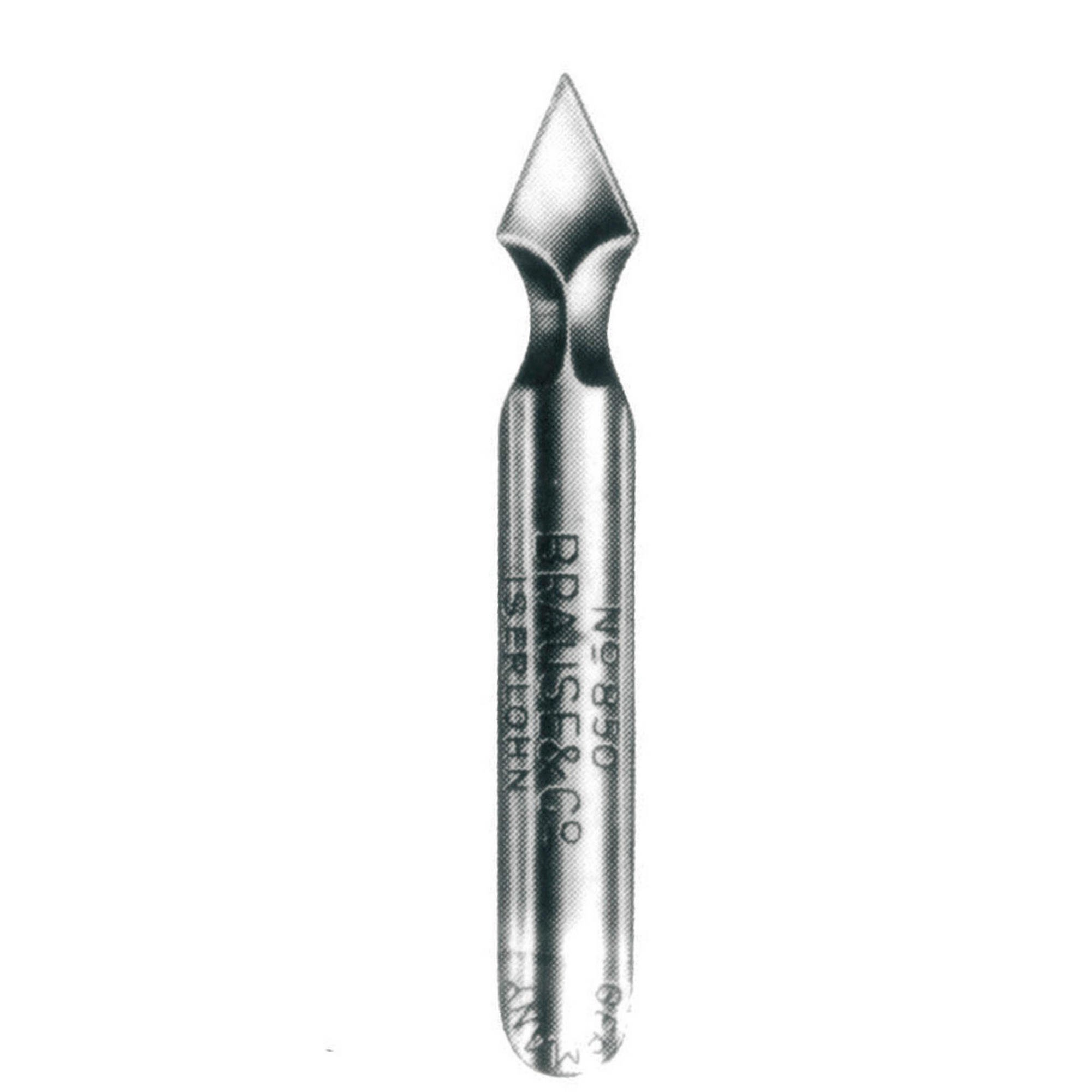 Brause 848B - Confezione di 50 pennini sgorbie Vaccinostyle