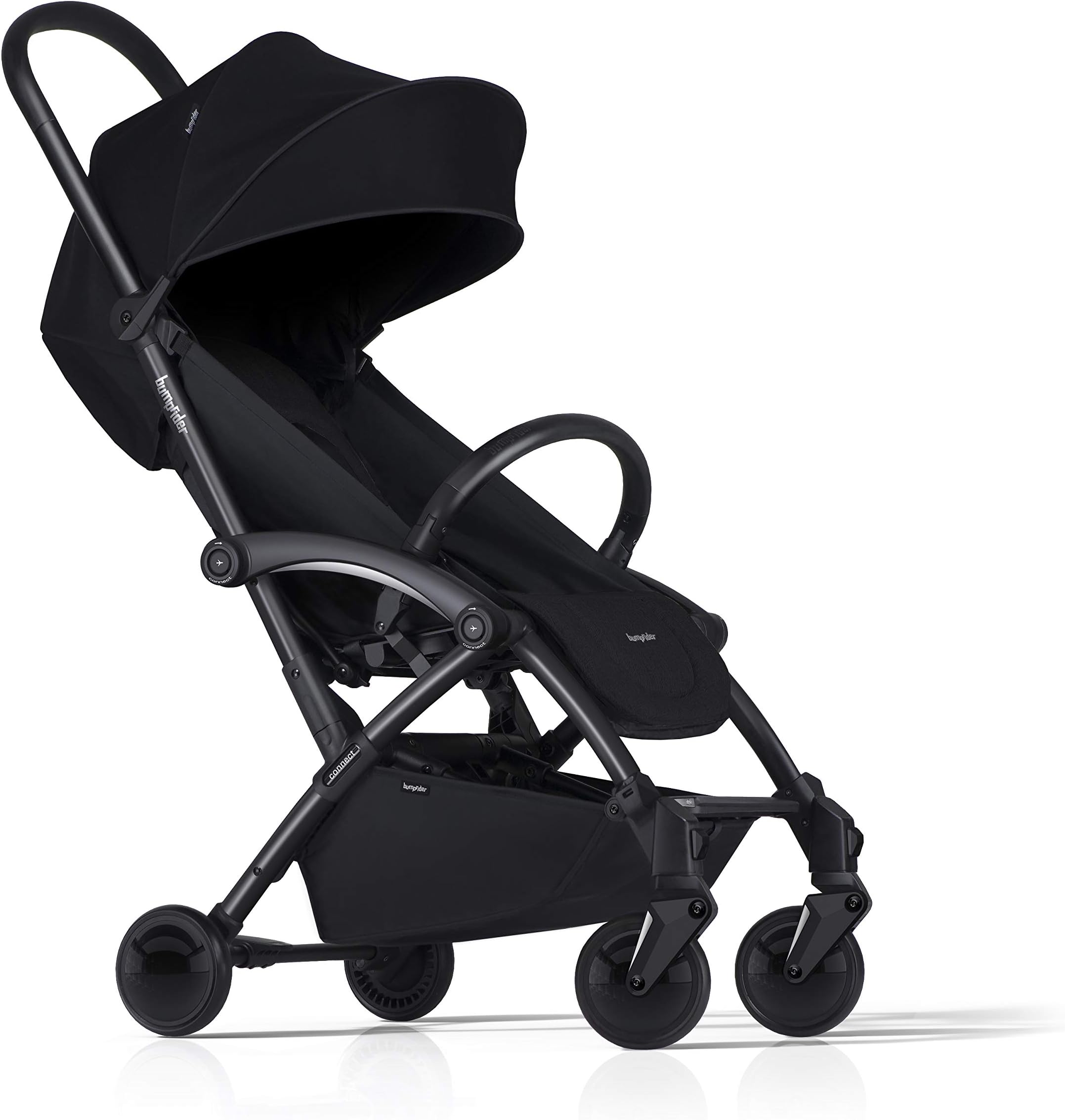 Bumprider Connect Unisex Pushchair - Black/Black