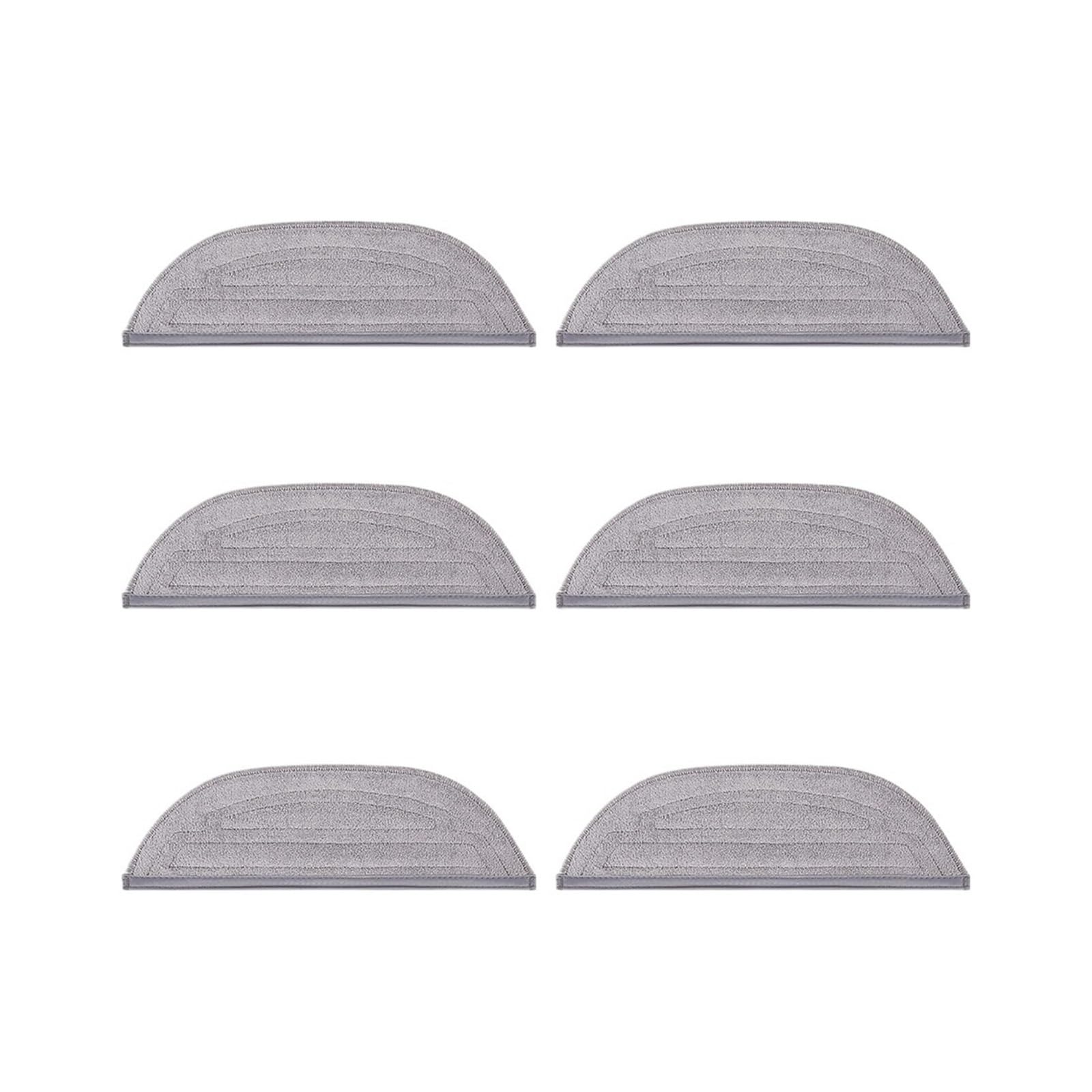 LMRXOFE Mop Cloth,Compatible For Roborock,S8 MaxV Tra S8 Max Tra G20S Shock Mop Cloth Round Rag Robot Vacuum Cleaner Acssories(6pcs)