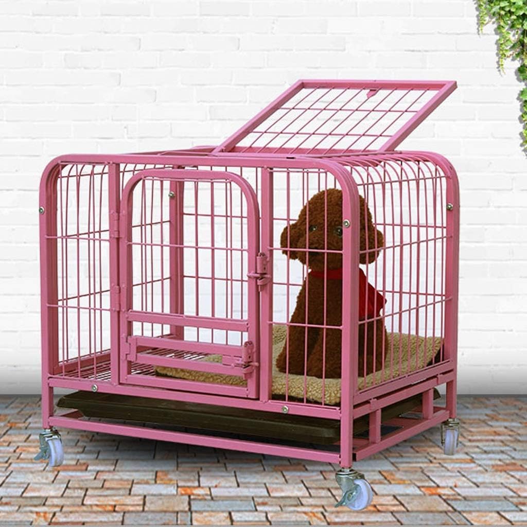 Pets Dog Crate Dog House Small Dogs Medium DogsLarge Dogs Crate Pet Kennel Strong with Four Wheels Easy to Install Outdoor Indoor Use for Pet Animals Outdoor Indoor