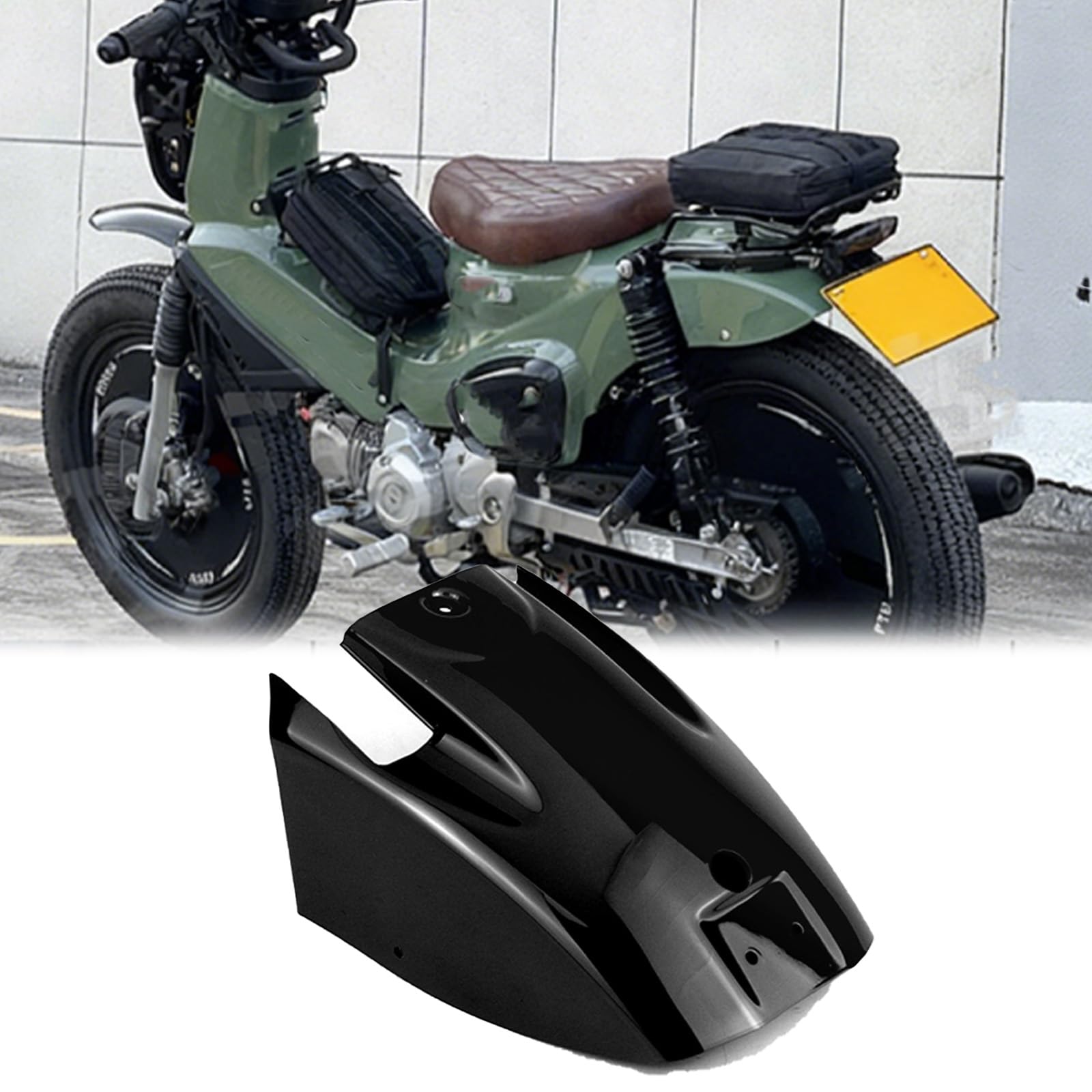 クロスカブ110 CC110 ショートテール リアフェンダー ブラック Amazon | FOR クロスカブ110 2025 CC110 2025 Cross Cub 110 CC110