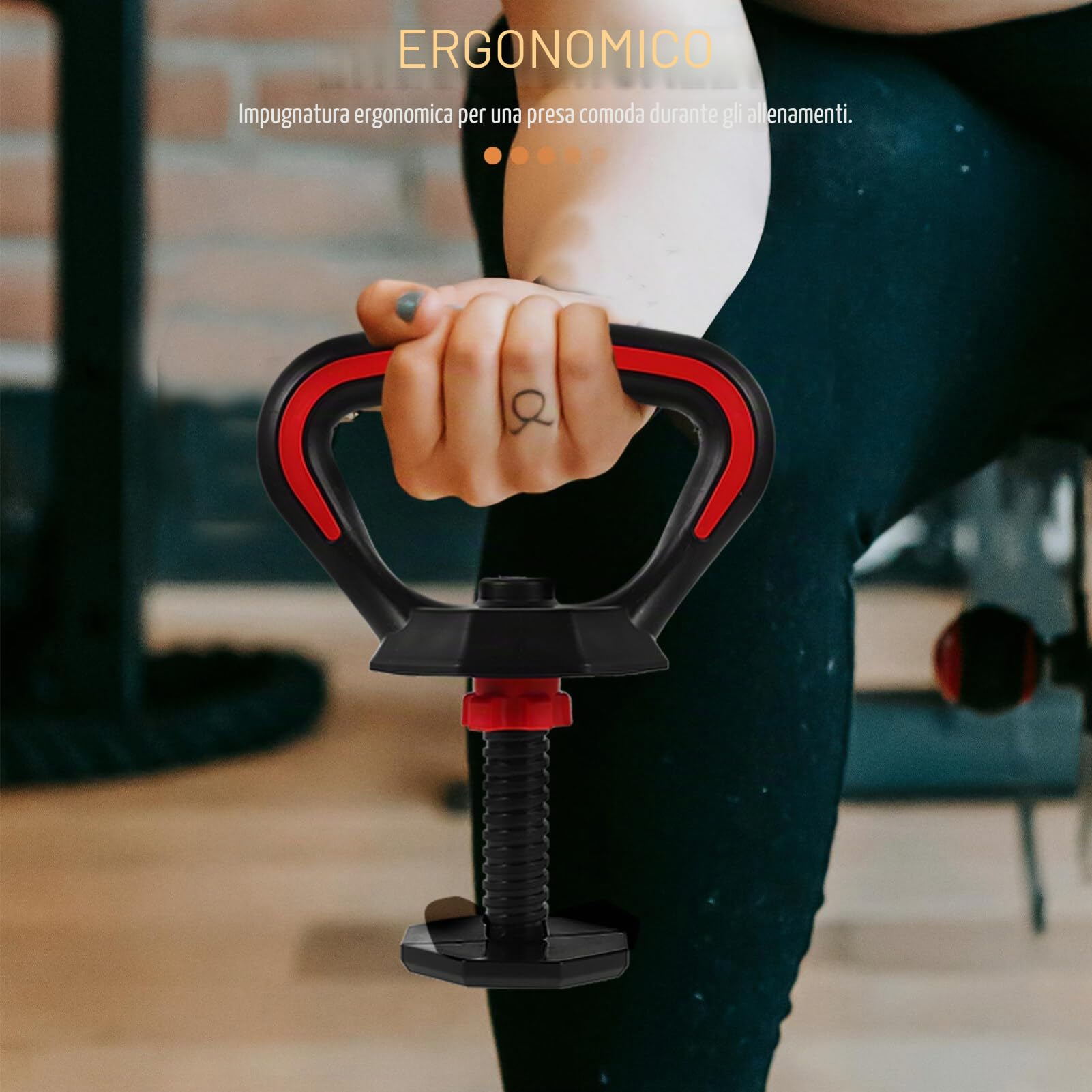 SUPVOX Maniglia Regolabile Per Kettlebell Accessorio Ergonomico in Plastica Resistente Per Allenamento Muscolare Indoor E Outdoor