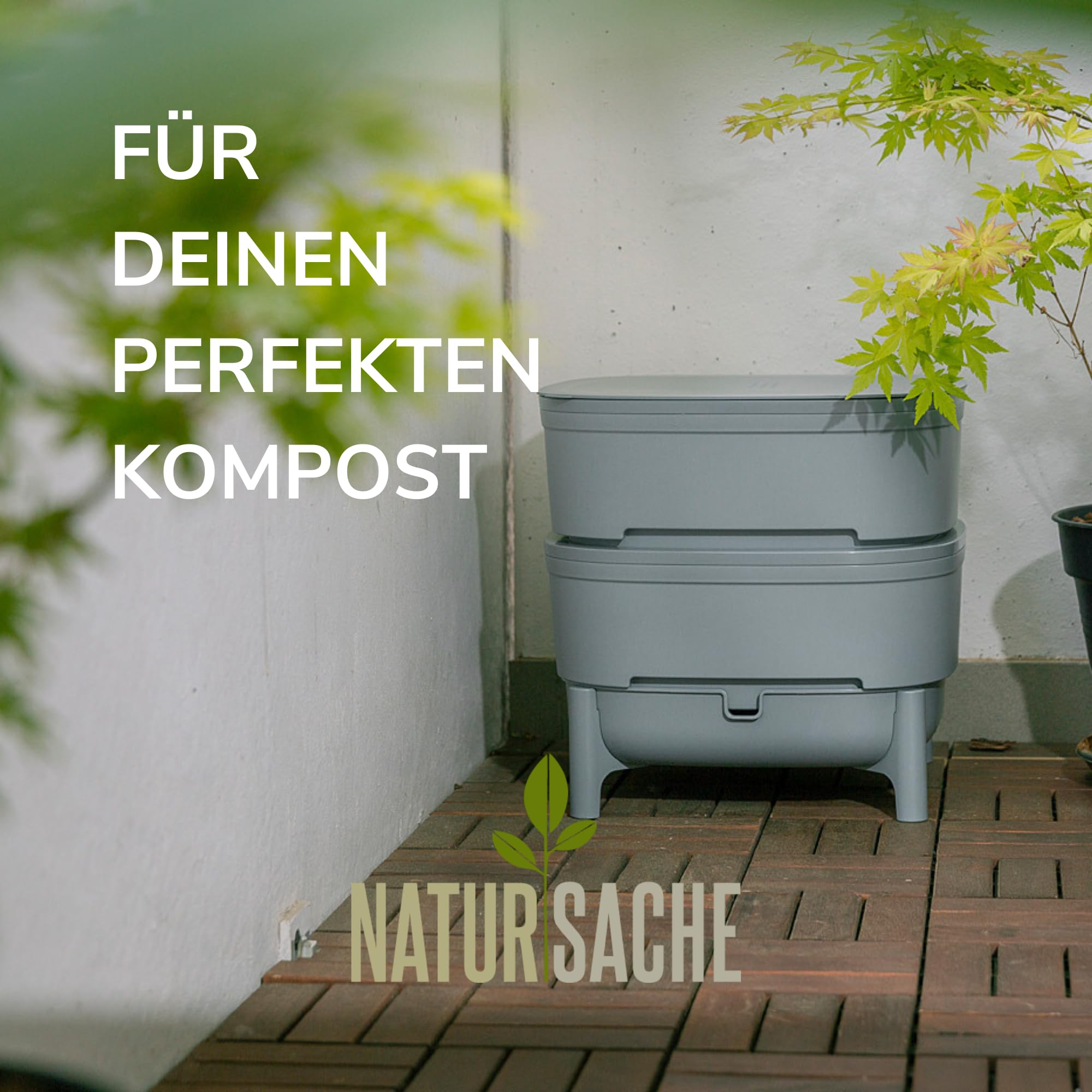 natursache I Hanfmatte - Abdeckmatte (100x50x0,5cm) für Abfälle im Wurmkomposter Wurmkiste Wurmfarm I Schützt vor Fruchtfliegen I sorgt für optimale Bedingungen im Komposter (2 Stück)