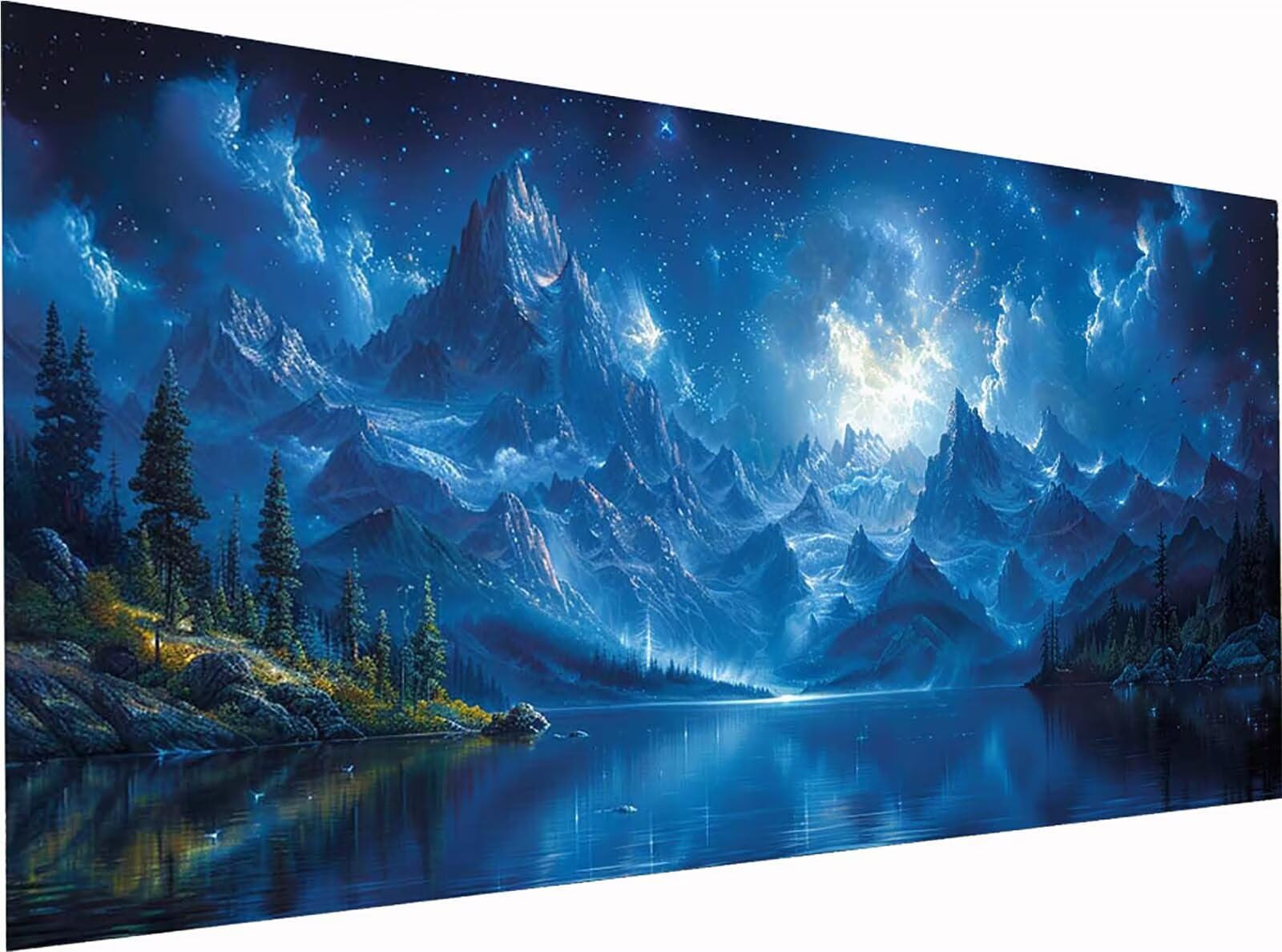 Montagna Diamond Painting Grandi Dimensioni 50x100cm, Diamond Painting 4-10