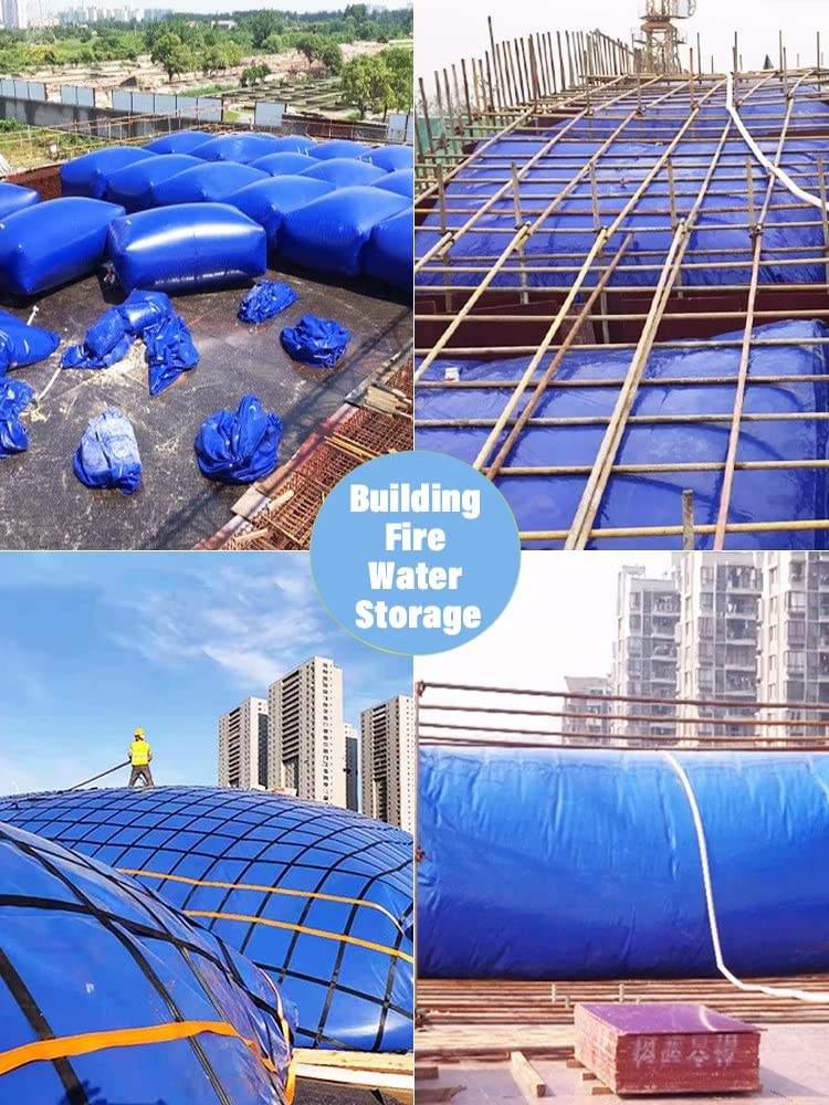 Contenedor de Agua Bolsa Tanque Vejiga 100L 500L 1000L 2000L 3000L 4000L 5400L 6000L Contenedores de almacenamiento de vejiga de agua, portátil plegable Depósito de agua Gran capacidad Bolsa de agua b
