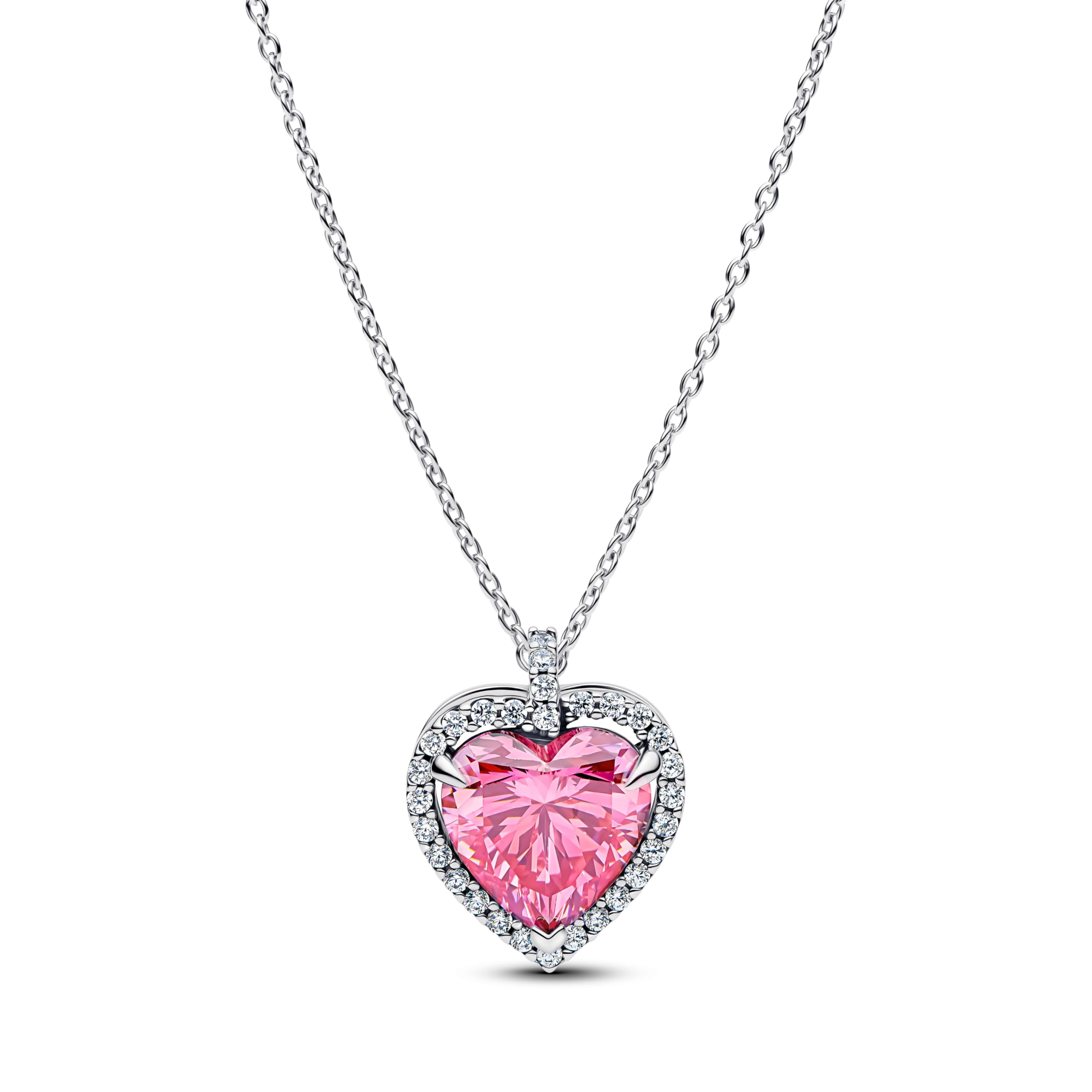 PANDORA Timeless 394414C01-45 rosa Herz Halskette