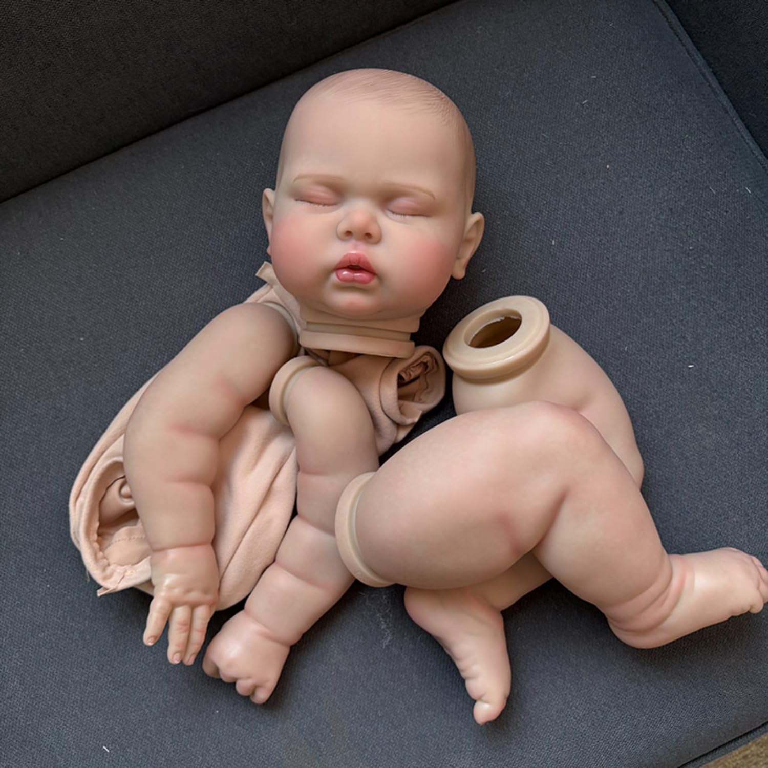 24 pollici già dipinto Reborn Pickle Doll Kit fai da te