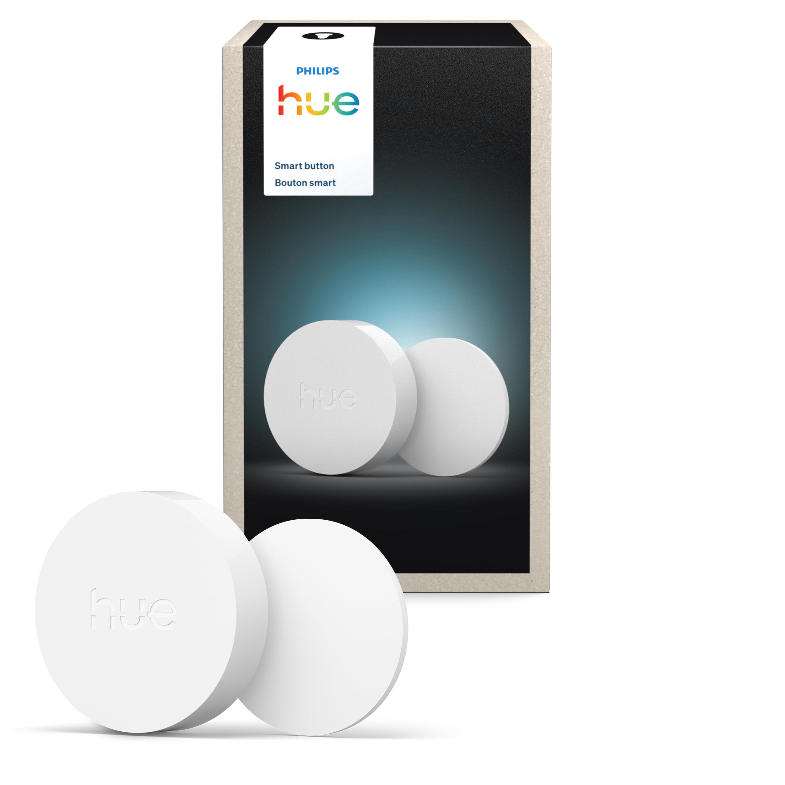 Philips Hue Wireless Smart Light Switch Button, White - 1 Pack