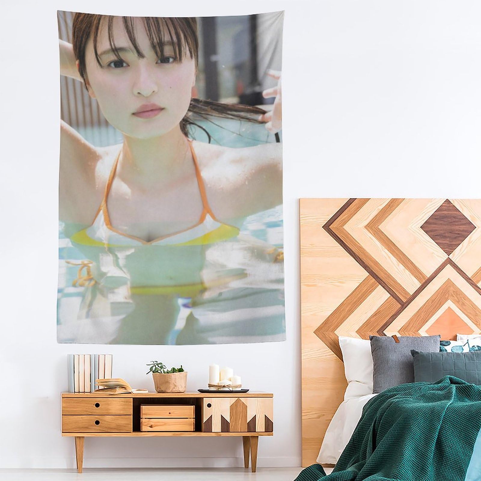 Amazon.co.jp: 遠藤さくら(乃木坂46)最新グラビア水着画像タペストリー