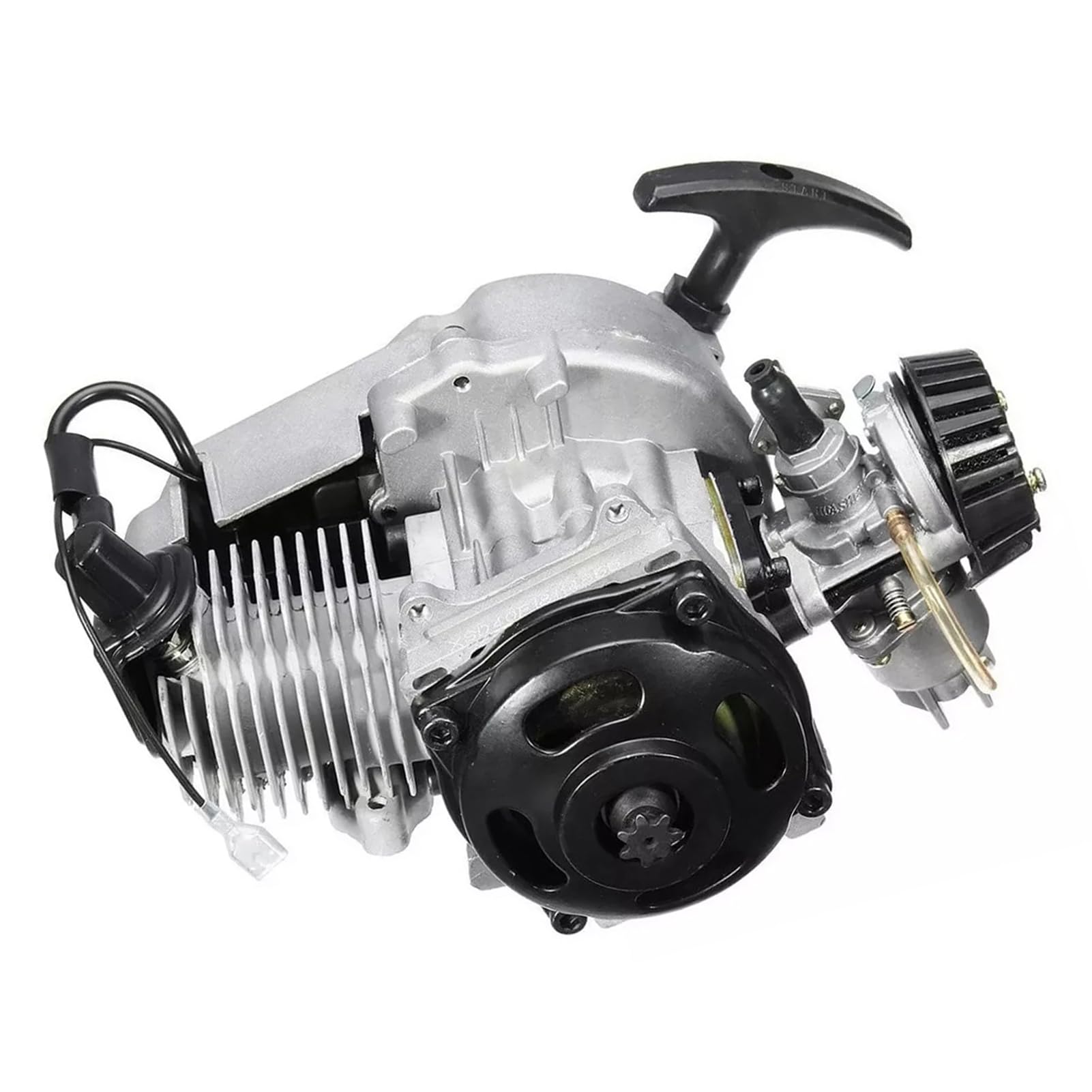 Motor de Gasolina de 2 Tiempos de 49, Potente Motor de Motocicleta de Bolsillo, Moto de Cross, con de Frenado y Suspensión Confiable, para Agricultura, Jardinería,
