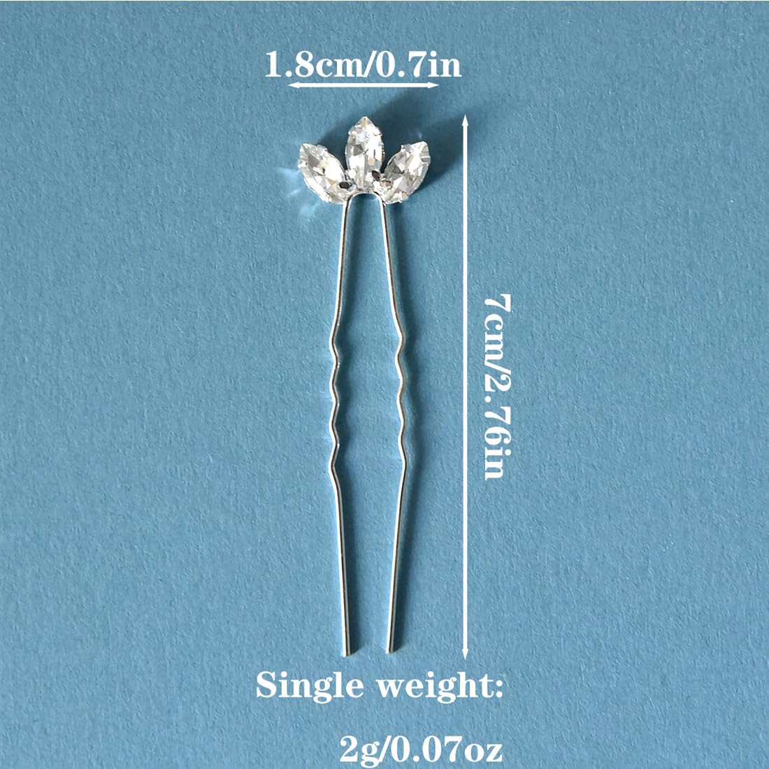 GXGM 5 PCS Forcine per capelli da sposa con cristalli dorati con strass per donne e ragazze