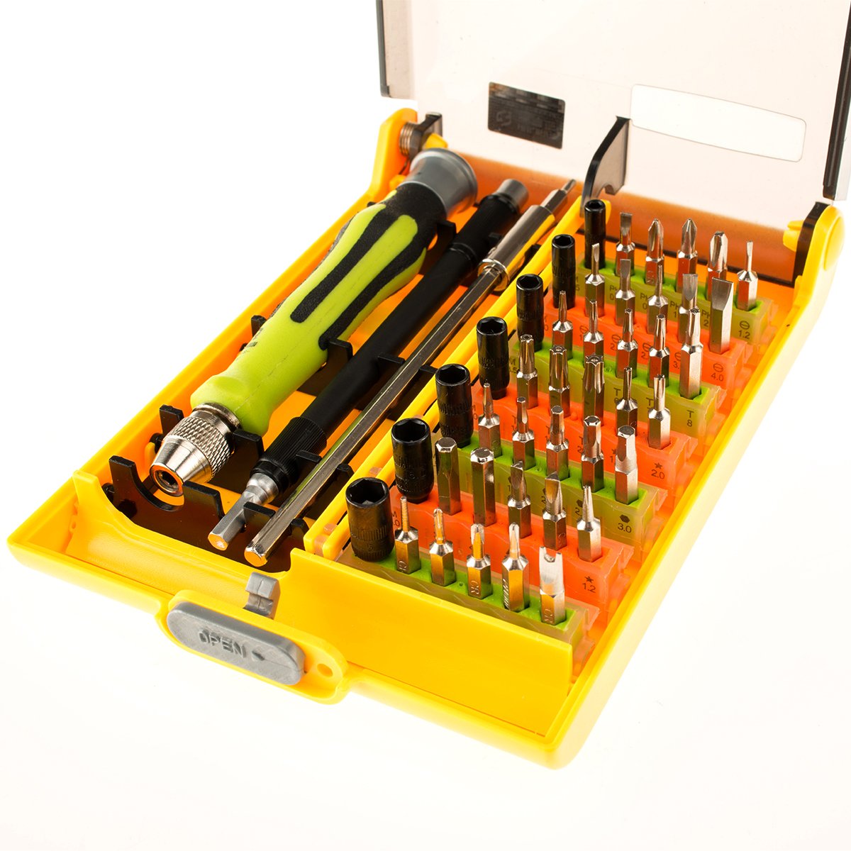 Small Screwdriver Bits Set, Sourcingbay 45 in 1 Precision Screwdriver Kits, Magnetic Screwdriver set with Flexible Shaft for Mobile Phone, PC Parts, Game Console, RC Car…