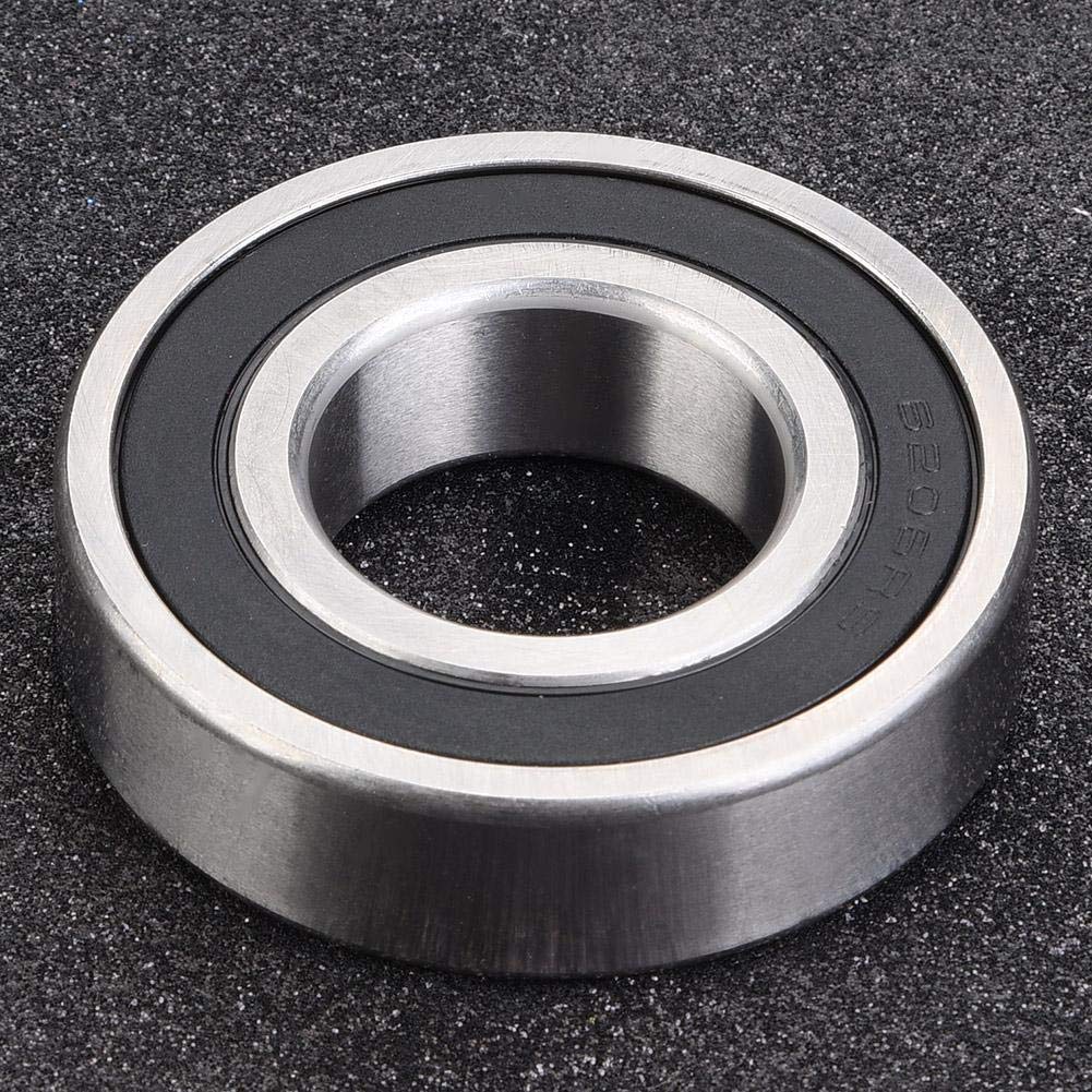 NITRIP 10Pcs 6206-2RS Alto tempo Sello de doble cara Rodamiento rígido de bolas de rodadura 30x62x16mm
