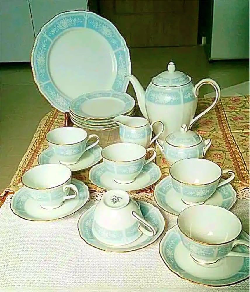 ノリタケ レースウッドゴールド サロンセット