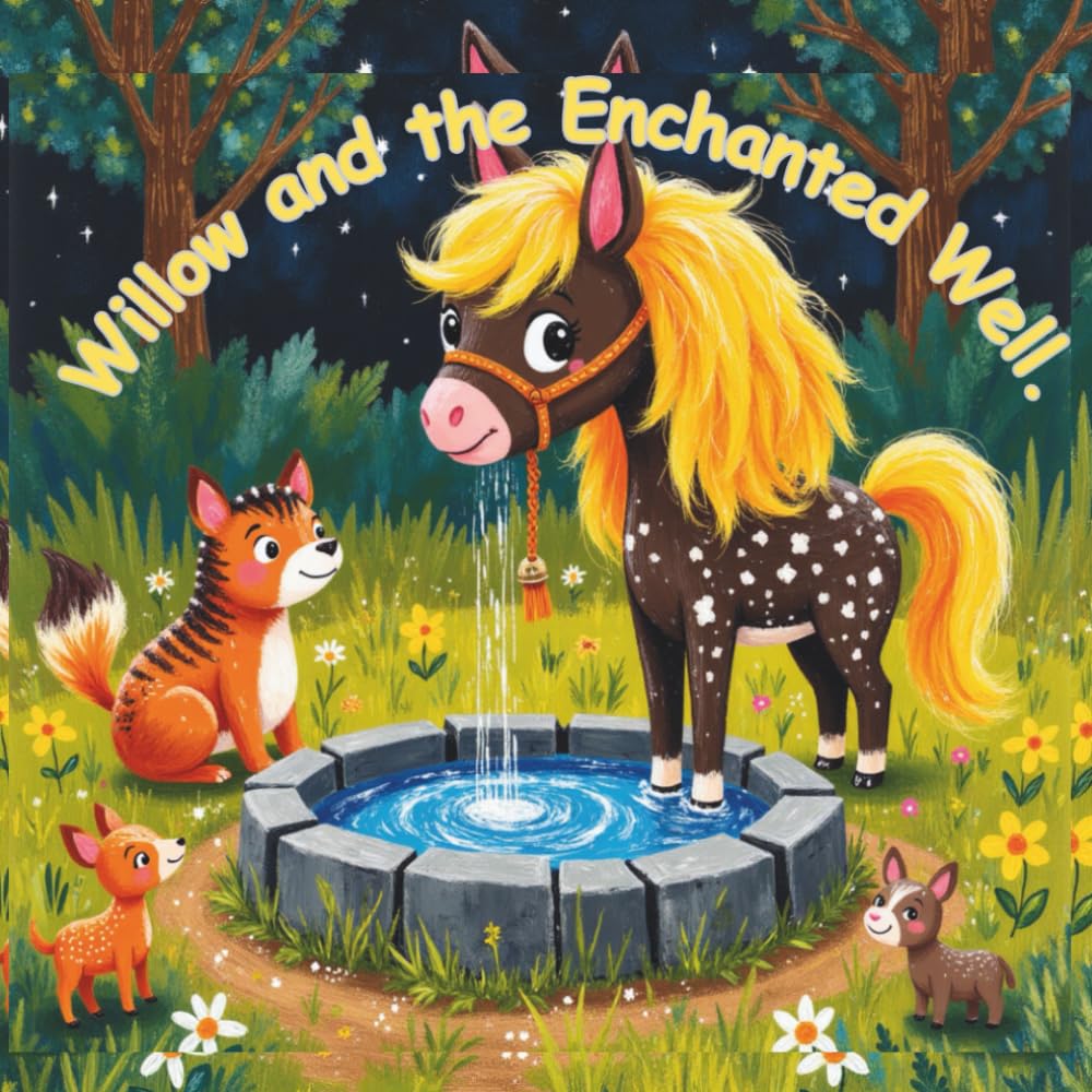 Willow and the Enchanted Well.: Fantasy Children's story book about a special horse with Golden Mane.