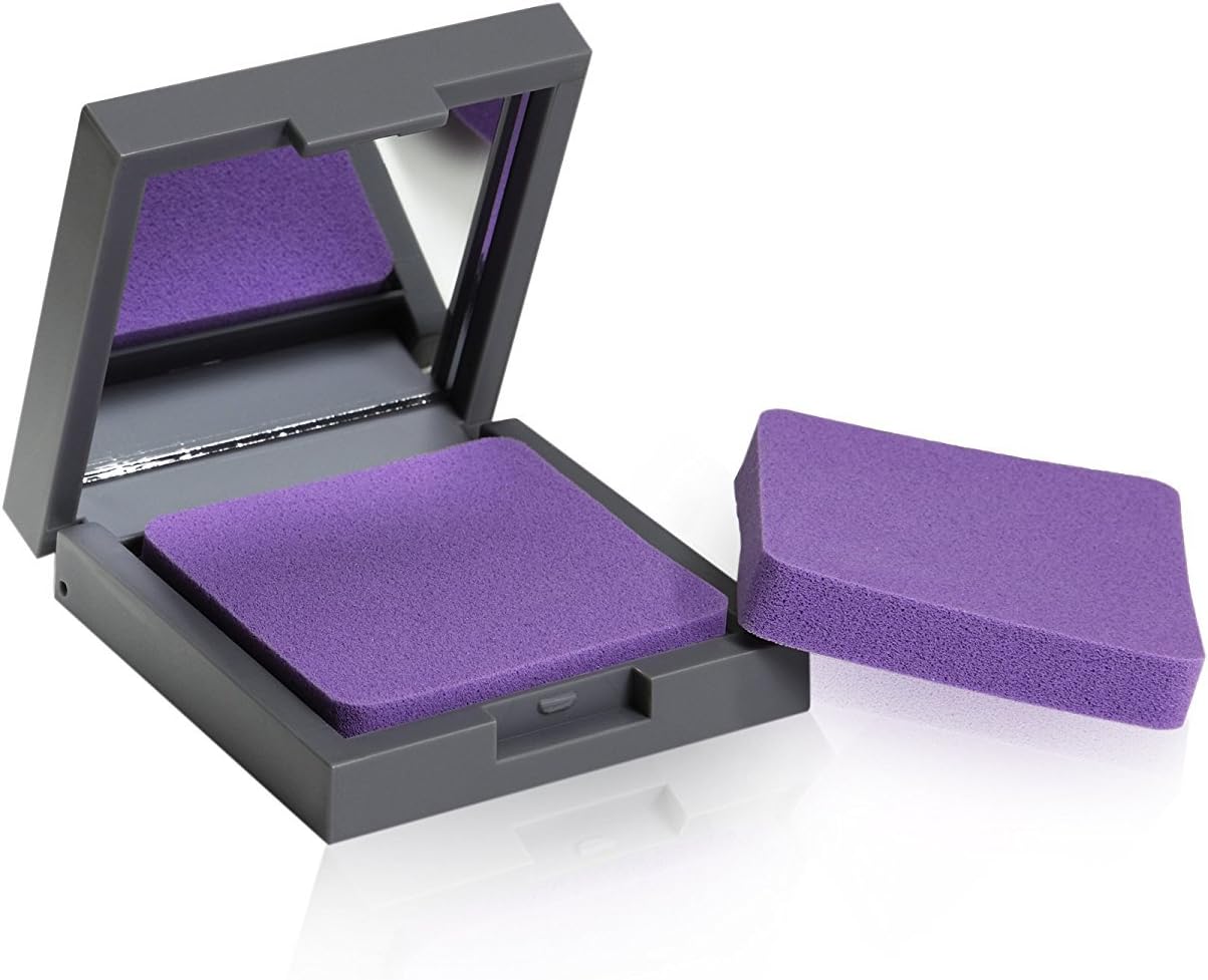 Skylab Beauty Premium Blotting Sponge Compact for Refreshing Makeup and Removing Unwanted Oils - A Unique Alternative To Blotting Paper Or Blotting Sheets – Includes 2 Blotting Sponges & Compact Case
