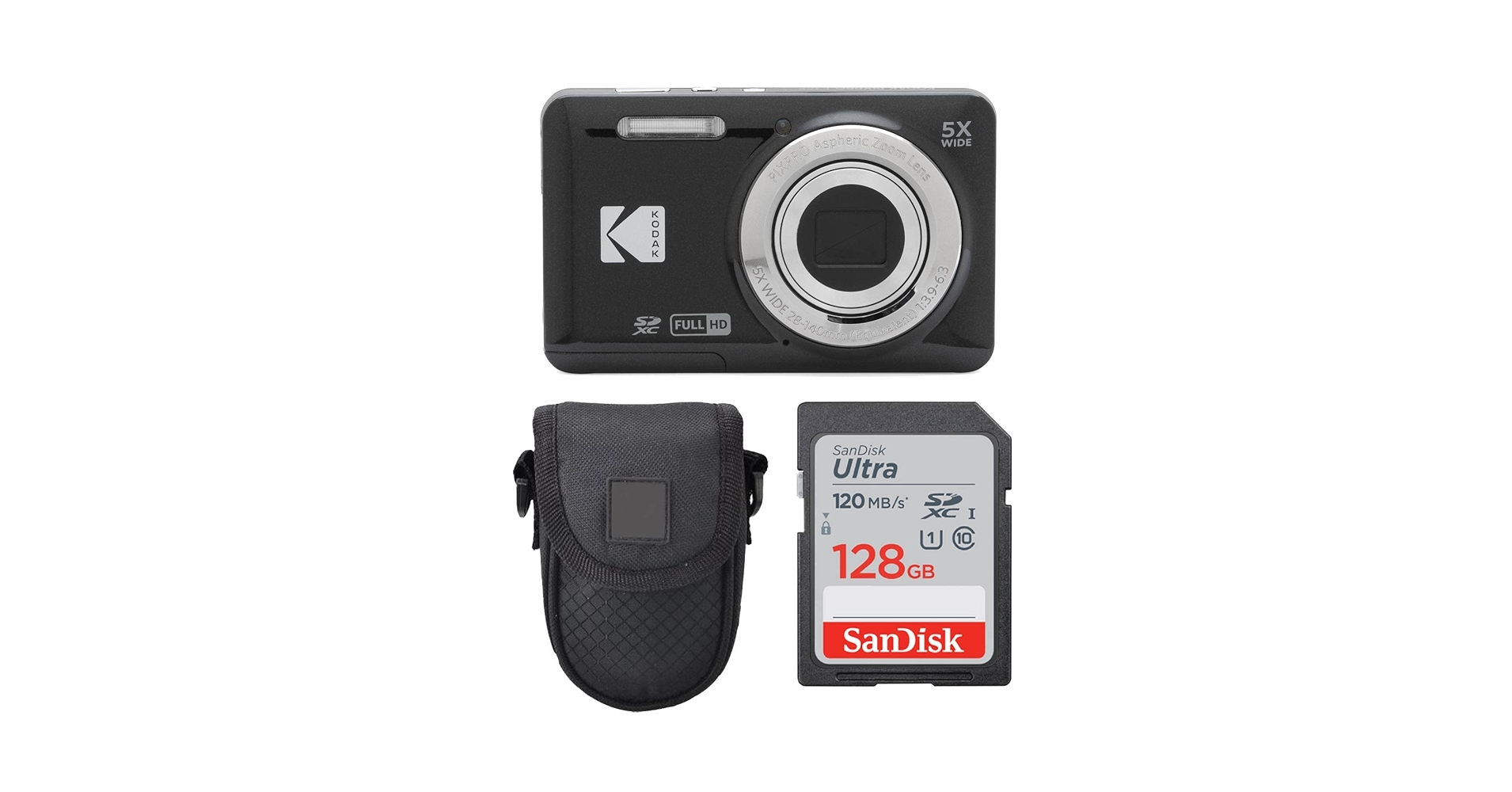Amazon.com : Kodak PIXPRO FZ55 Digital Camera (Black) +