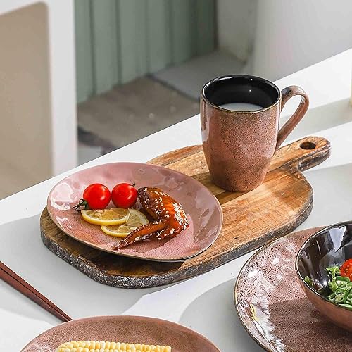 Miniatura 4 de UNICASA Aperitivo pequeño, platos de ensalada, postre de cerámica, platos para aperitivos, platos de cocina de cerámica, platos para tartas de boda,