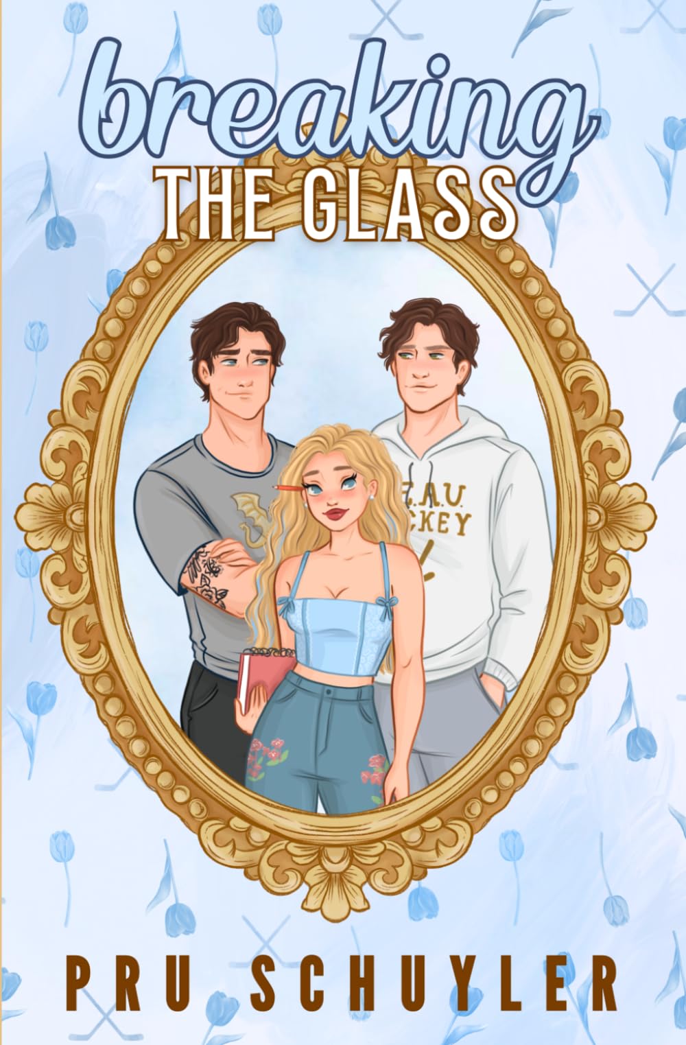 Breaking the Glass: A MFM Contemporary Cinderella Retelling College Hockey Romance (HEAU Hockey Legends)