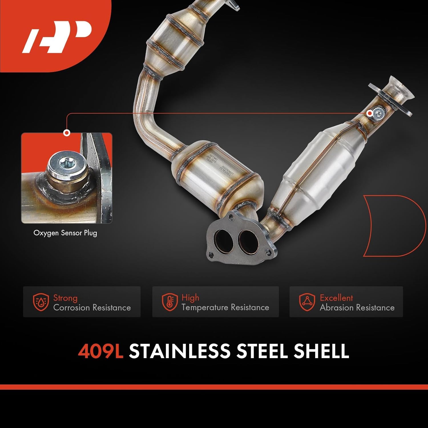 A-Premium Front Catalytic Converter with Gasket Kit Direct-Fit Compatible with Ford Ranger 2001 2002 2003, 3.0L, E.P.A. Compliant