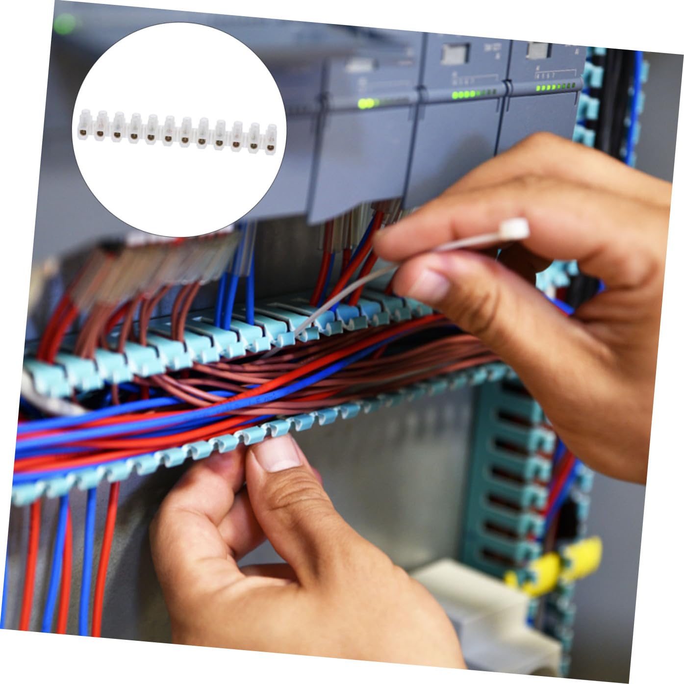 iplusmile 30 Stück X3 Klemmen 380 V Schraubklemmenblock Drahtverbinder Set Lautsprecheranschluss Klemmenblöcke Schnellverbinder Stoßklemmenblock Schnellanschluss Kabelverbinder
