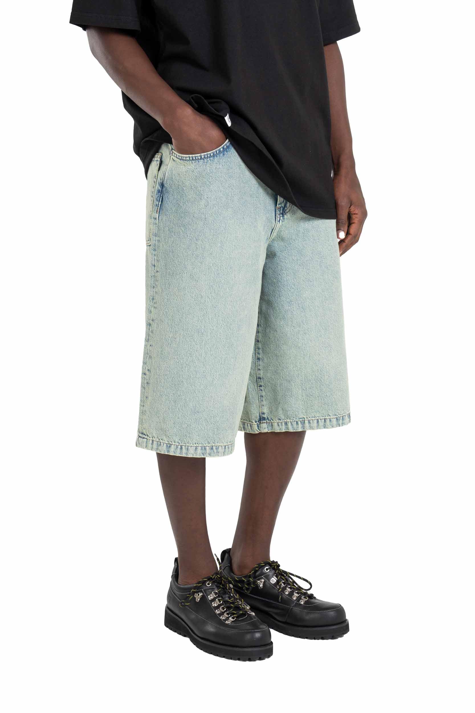 REELL Belmont Shorts – gelb Snow-Wash, Größe 32