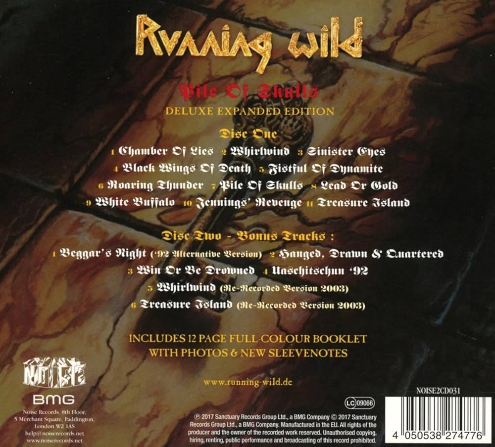 洋楽 RUNNING WILD / Pile Of Skulls Running Wild – Pile Of Skulls – CD (Album), 1992 [r1615373