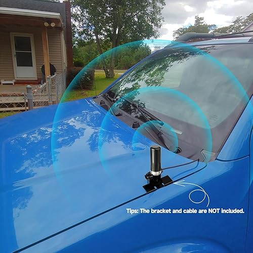 Miniatura 4 de Bingfu Antena de radio móvil de radio móvil de doble banda VHF UHF 136-174MHz 400-470MHz Radio aficionado de perfil bajo PL259 conector macho Antena