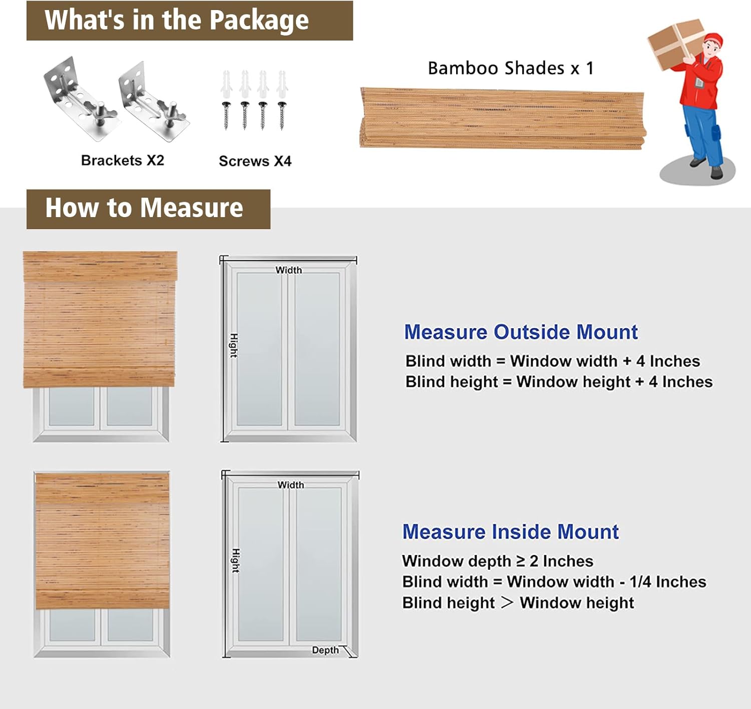 Natural Cordless Bamboo Jute Roman Shade, Customized Woven Wood Natura Roman Window Shade Light Filtering Roman Shade for Kitchen Indoor Windows, Easy to Install