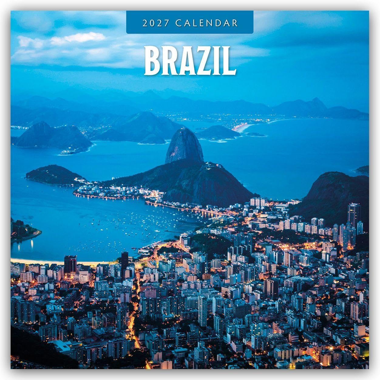 Brazil 2027 Square Wall Calendar: Original Red Robin Publishing Ltd-Kalender [Mehrsprachig] [Kalender]