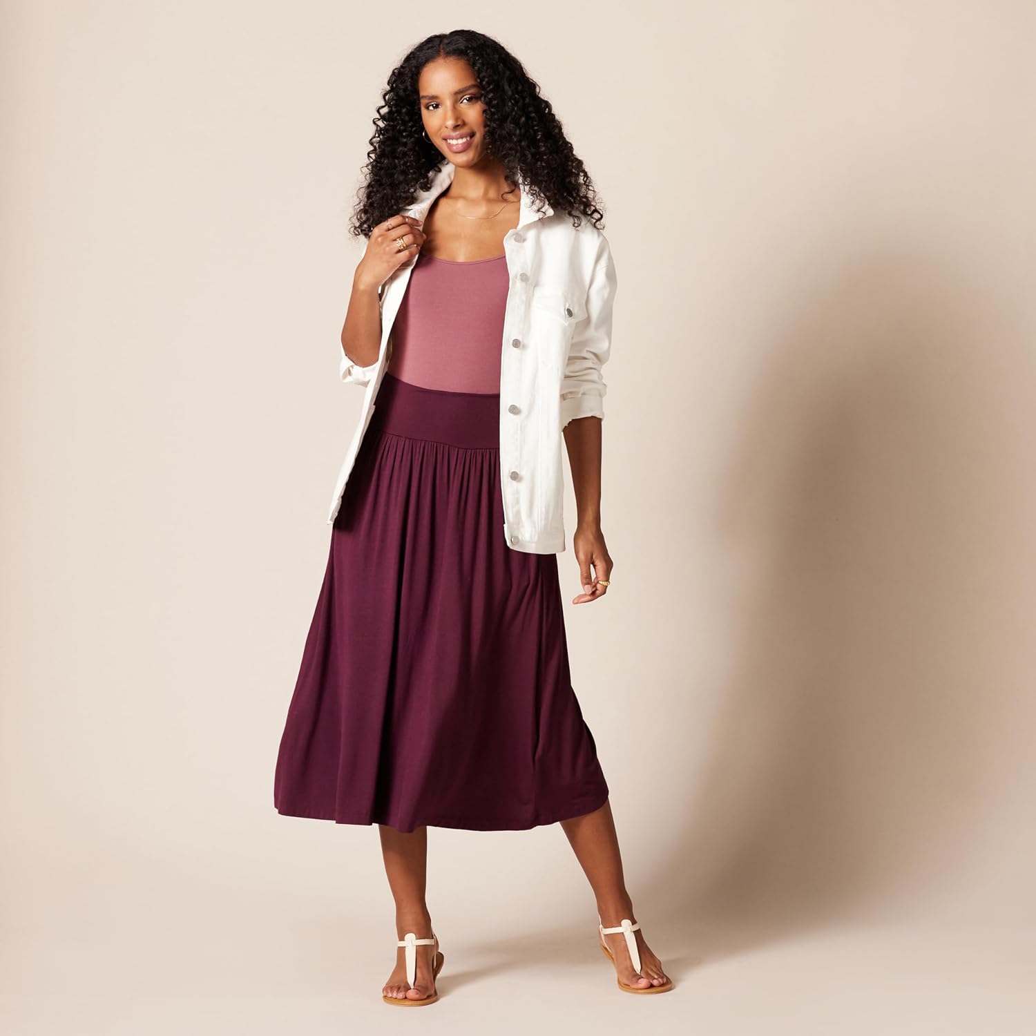 Amazon Essentials Women's Casual Thong Sandal with Ankle Strap - Image 5