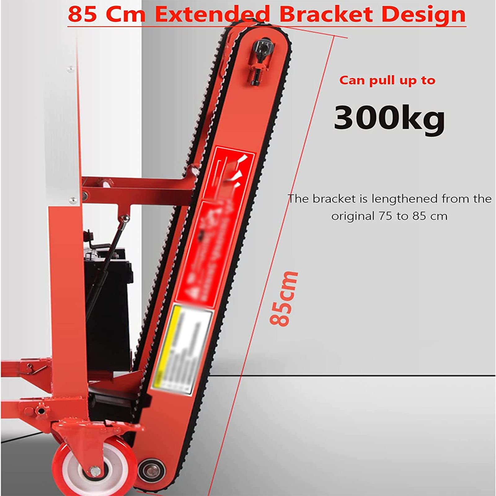Montascale cingolato elettrico pieghevole, montascale cingolato elettrico leggero, carrello a mano portatile, per trasportare in modo efficiente mobili pesanti (24V26AH)