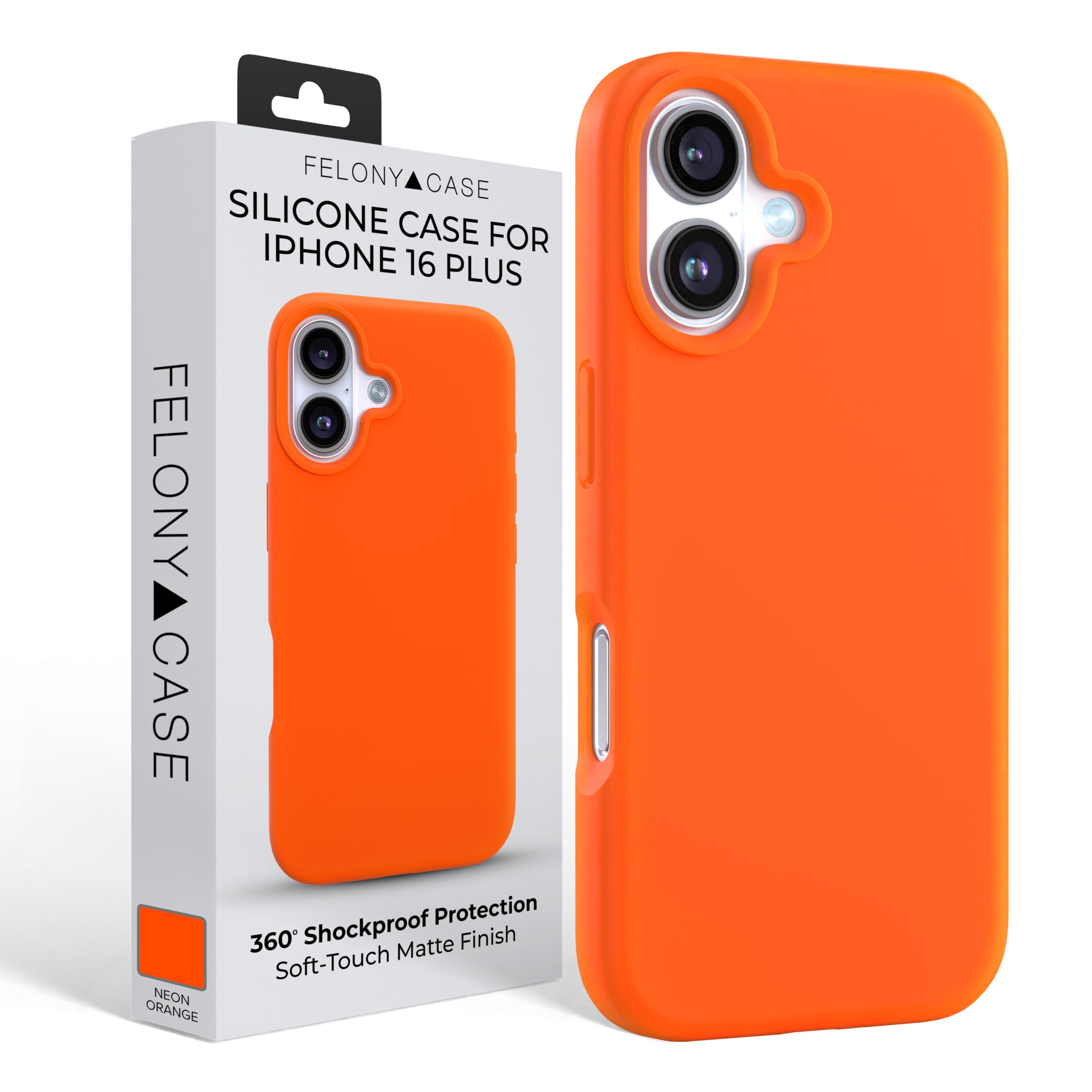 即日発送★iPhon16ProMax★タッチパネル★有機ELソフト★耐水シール Amazon.com: FELONY CASE for iPhone 16 Plus Silicone Cover, Anti