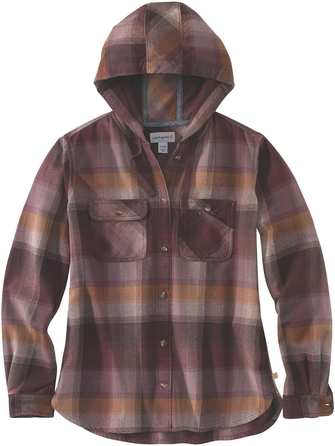 Carhartt flannel hooded jacket Clearance