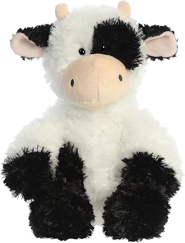 Miniatura 2 de Aurora Tubbie Wubbie - Vaca de 12 pulgadas con cerdo de 12 pulgadas paquete de felpa de Farm Friends juego de 2 animales de peluche esponjosos súper
