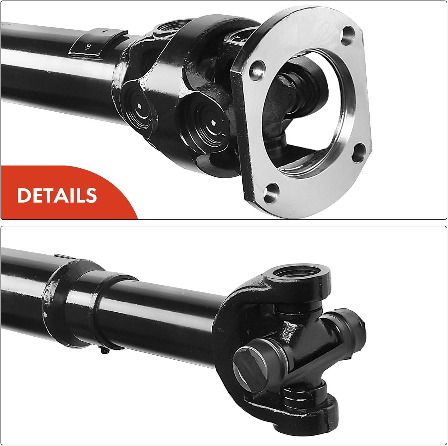 A-Premium Front Complete Drive Shaft Prop Shaft Driveshaft Assembly Compatible with Dodge Ram 1500 1994-1998 3.9L 5.2L, Ram 1500 1994-1996 5.9L, 46RH Auto Trans NV231HD Transfer Case or Manual Trans