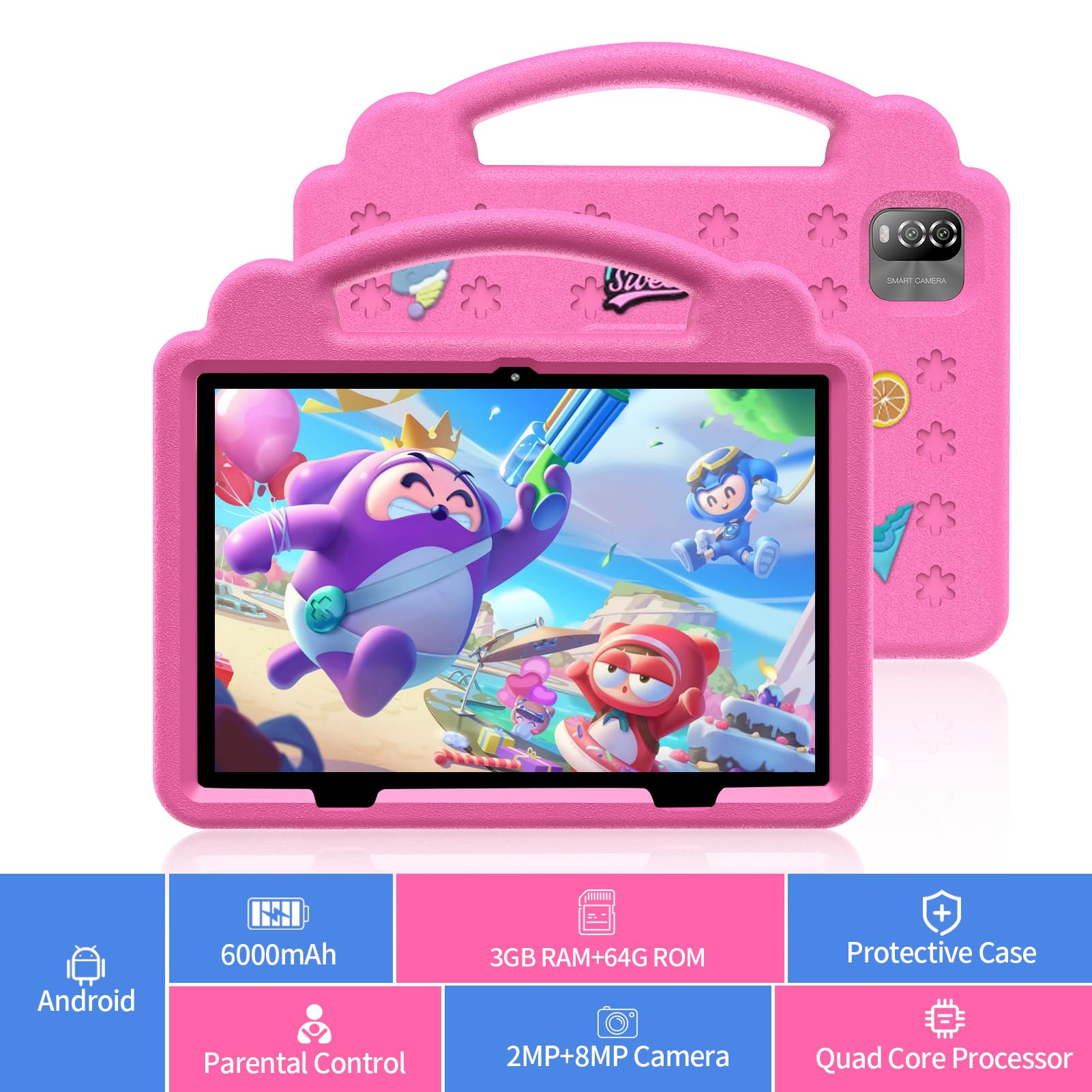 Amazon.com : Kids Tablet 10 Inch, 3GB RAM 64GB Storage,Tablet for