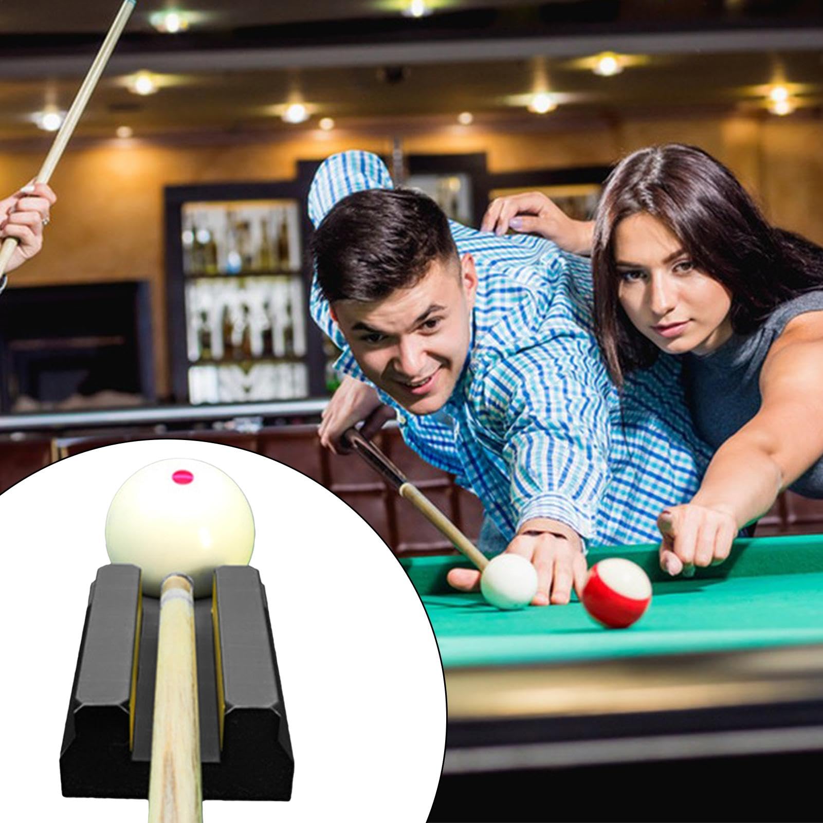 Billiard Cue Trainer, Billiard Practice Rod, Billiards Rod Pool Helper, Billiards Trainer, ?dzie do treningu basenowego Cue, ?dzie do treningu billiardów studenckich, si?owni