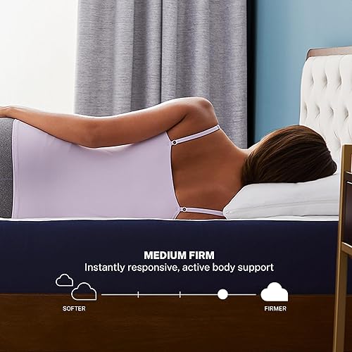 Miniatura 4 de Sleep Innovations Hudson Hybrid - Colchón de espuma viscoelástica de gel refrescante de 10 pulgadas y resortes interiores con funda acolchada al