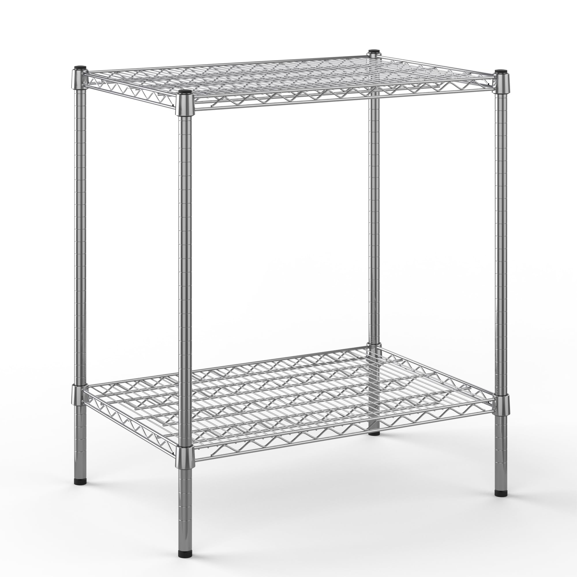 21" Deep x 30" Wide x 34" Height Wire Shelving Kit | 2-Tier | NSF Commercial Storage Rack Unit
