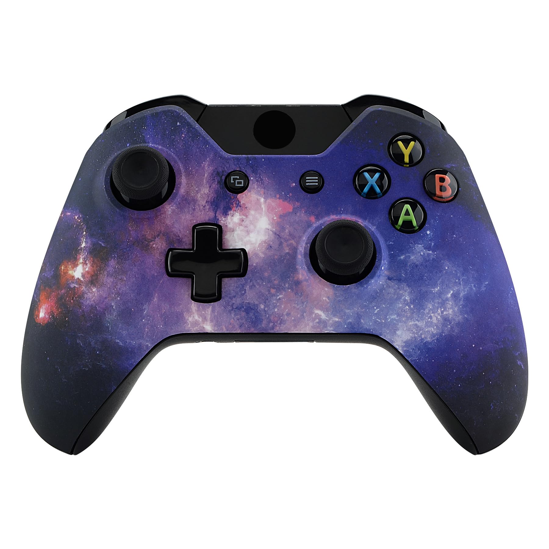 eXtremeRate Coque pour Manette Xbox One, boîtier de Remplacement à Faire soi-même Coque Avant Coque Faceplate Shell Accessoires pour Xbox One Standard Controller Modèle 1537/1697 Ciel étoilé A