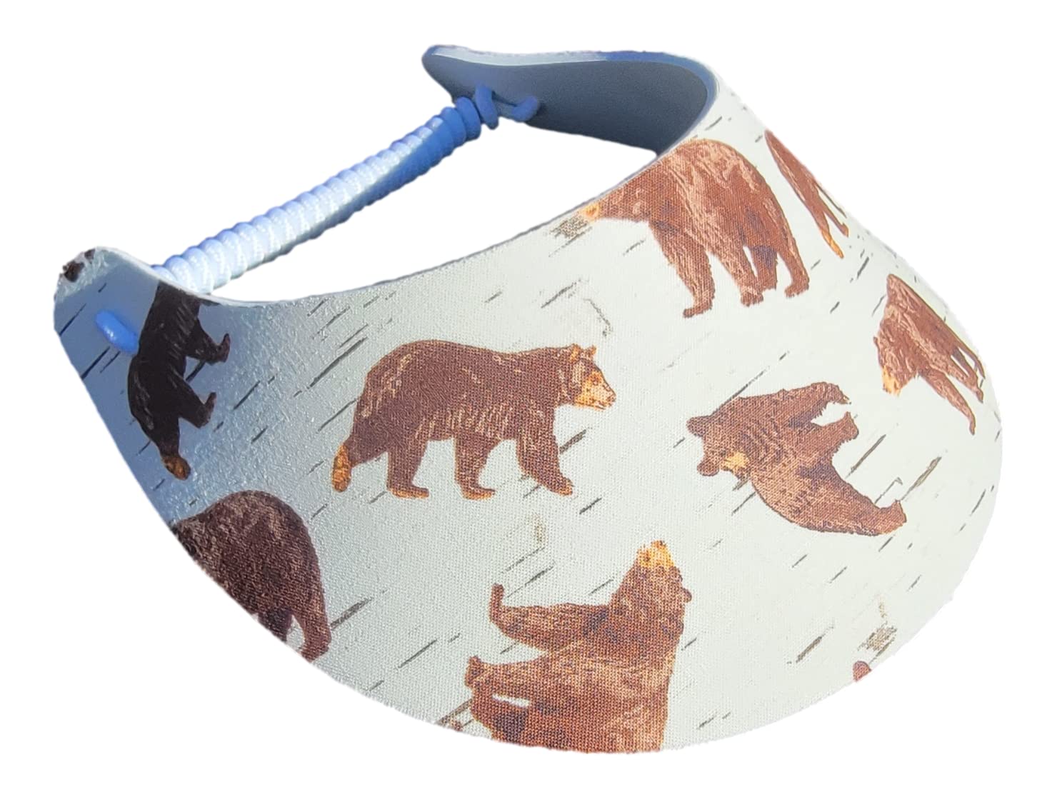 Women's Beautiful Designs Lightweight Packable Foam Visor for Sun Protection and Outdoor Activities