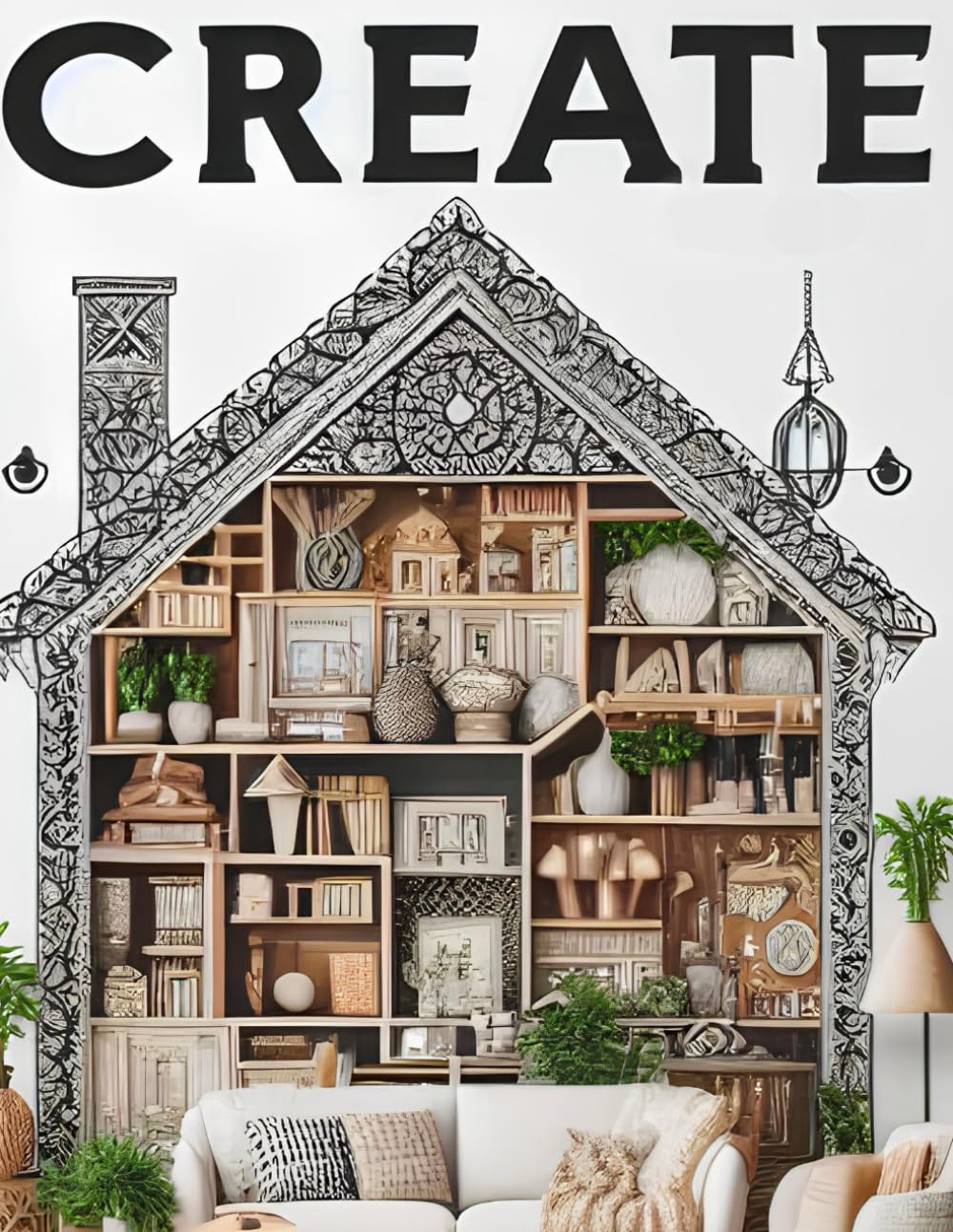 Enchanting Interiors: Color Your Space: 40 Dream House Coloring Pages!