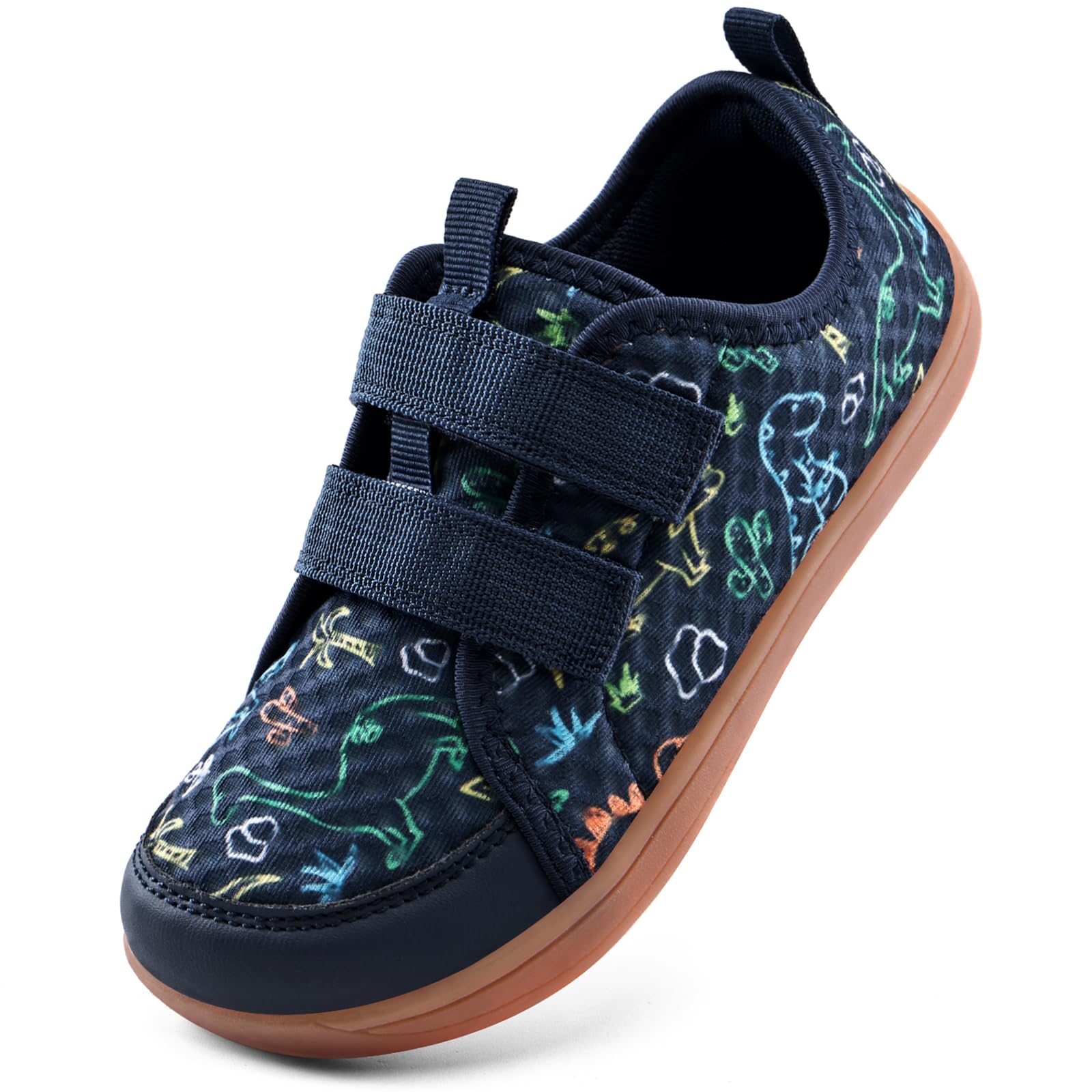 IceUnicorn Scarpe a piedi nudi per bambini, larghe, per ragazzi e ragazze, minimaliste, scarpe da trail, Blu scuro, 27 EU Larga