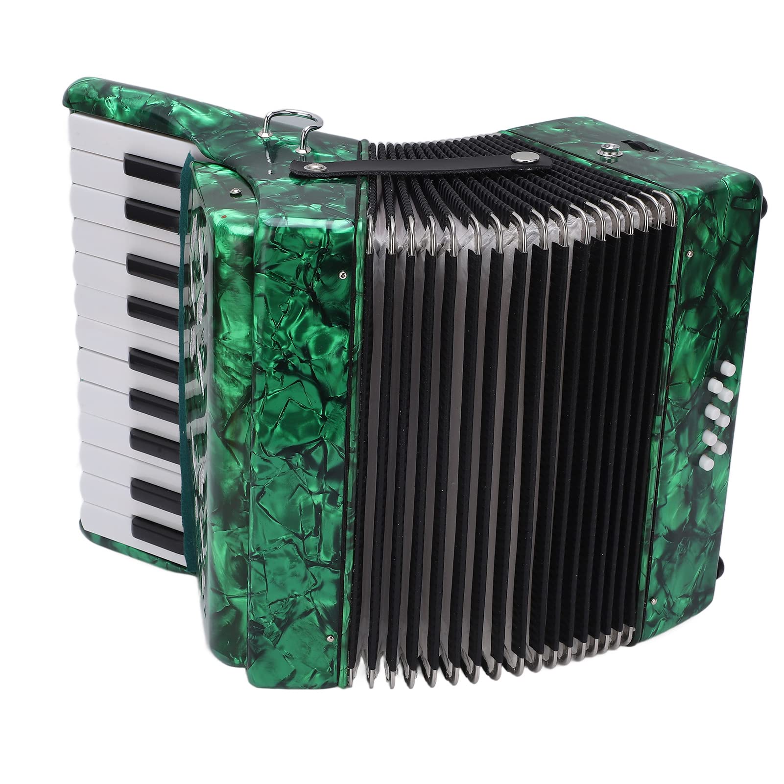 Fisarmonica a 22 Tasti, 8 Bassi, Strumento Musicale in Celluloide, Giocattolo per Spettacoli Home Stage, Eccellente qualità del Suono, Design Standard, Prestazioni Semplici e Flessibili,
