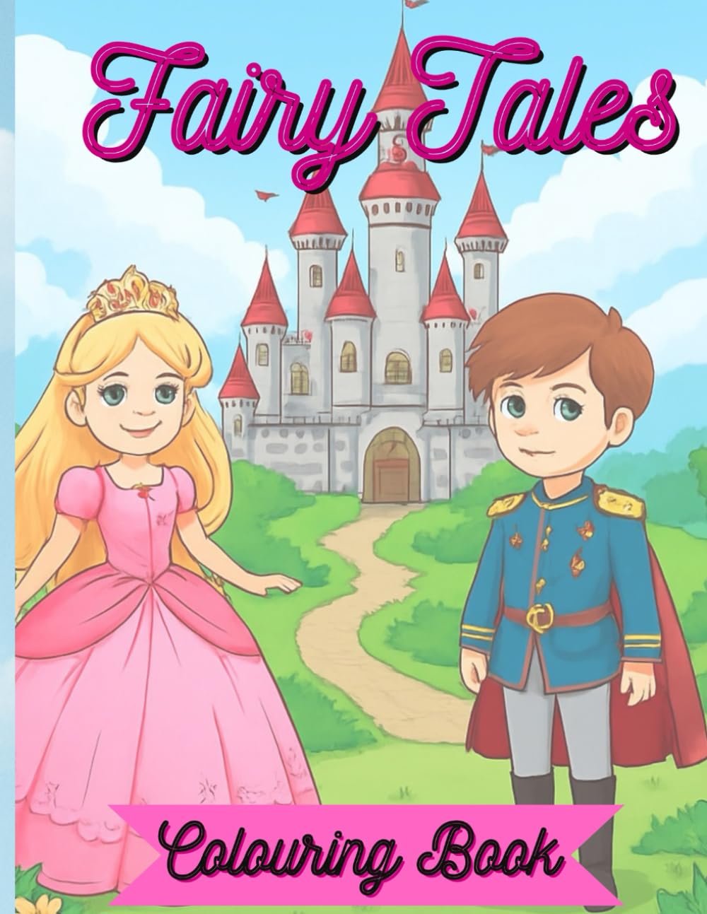 Fairy Tales Colouring book: For kids aged between 4-7